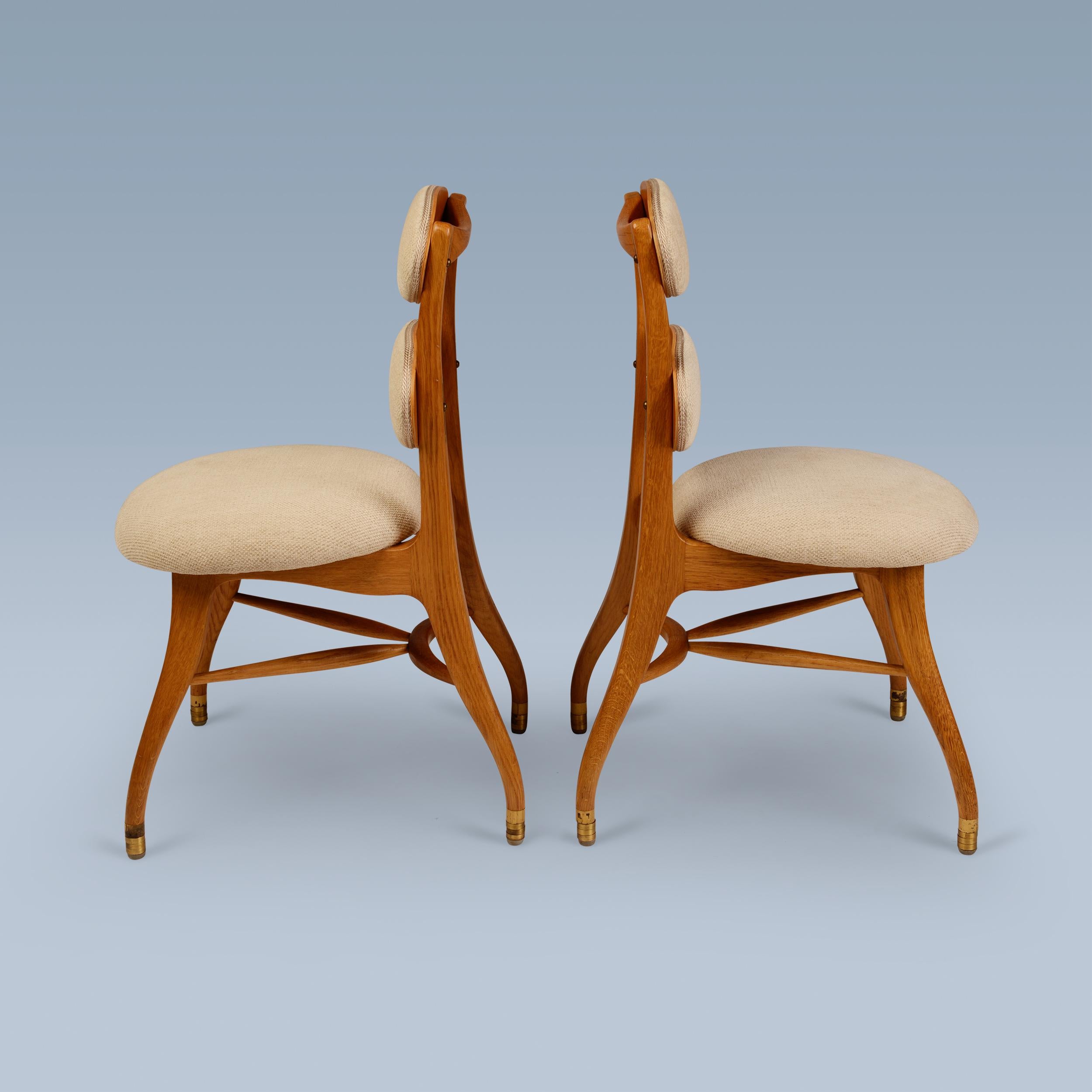 Pair of Danish adjustable orchestra musician chairs with backrests  For Sale 3