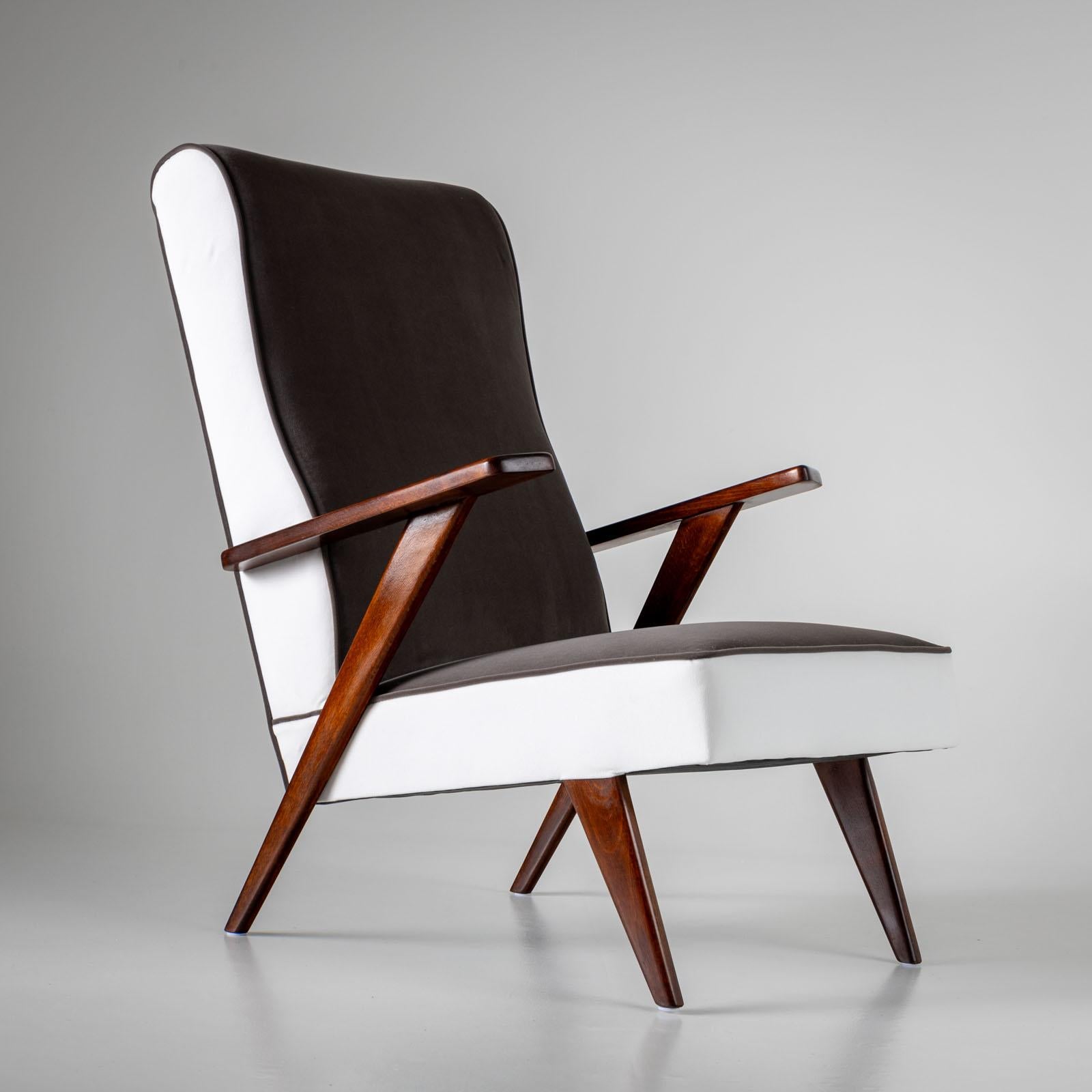 Paire de fauteuils danois, années 1960 Bon état - En vente à Greding, DE