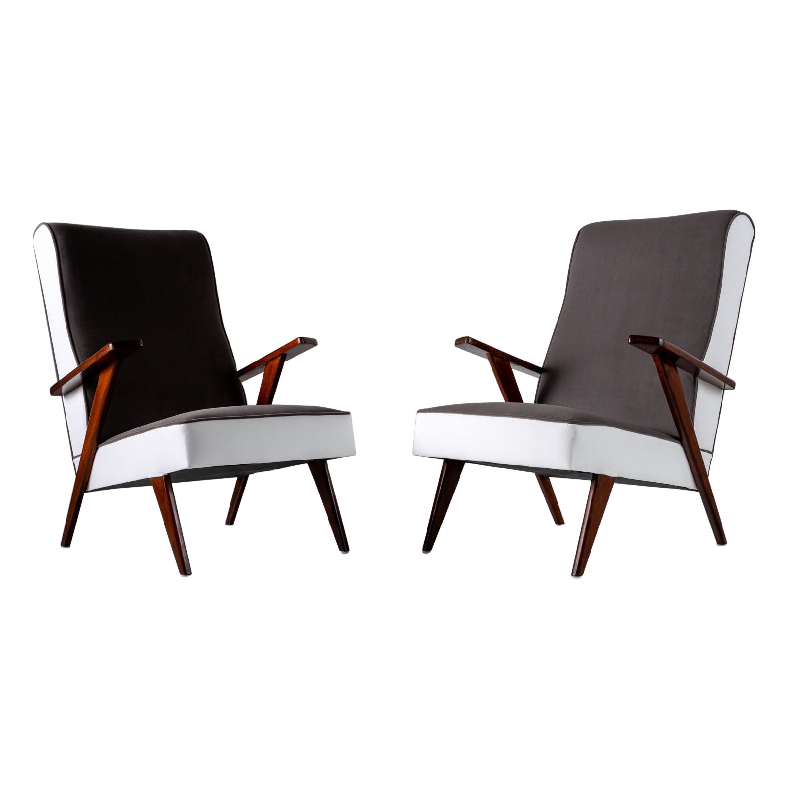 Pair of Danish Armchairs, 1960s
