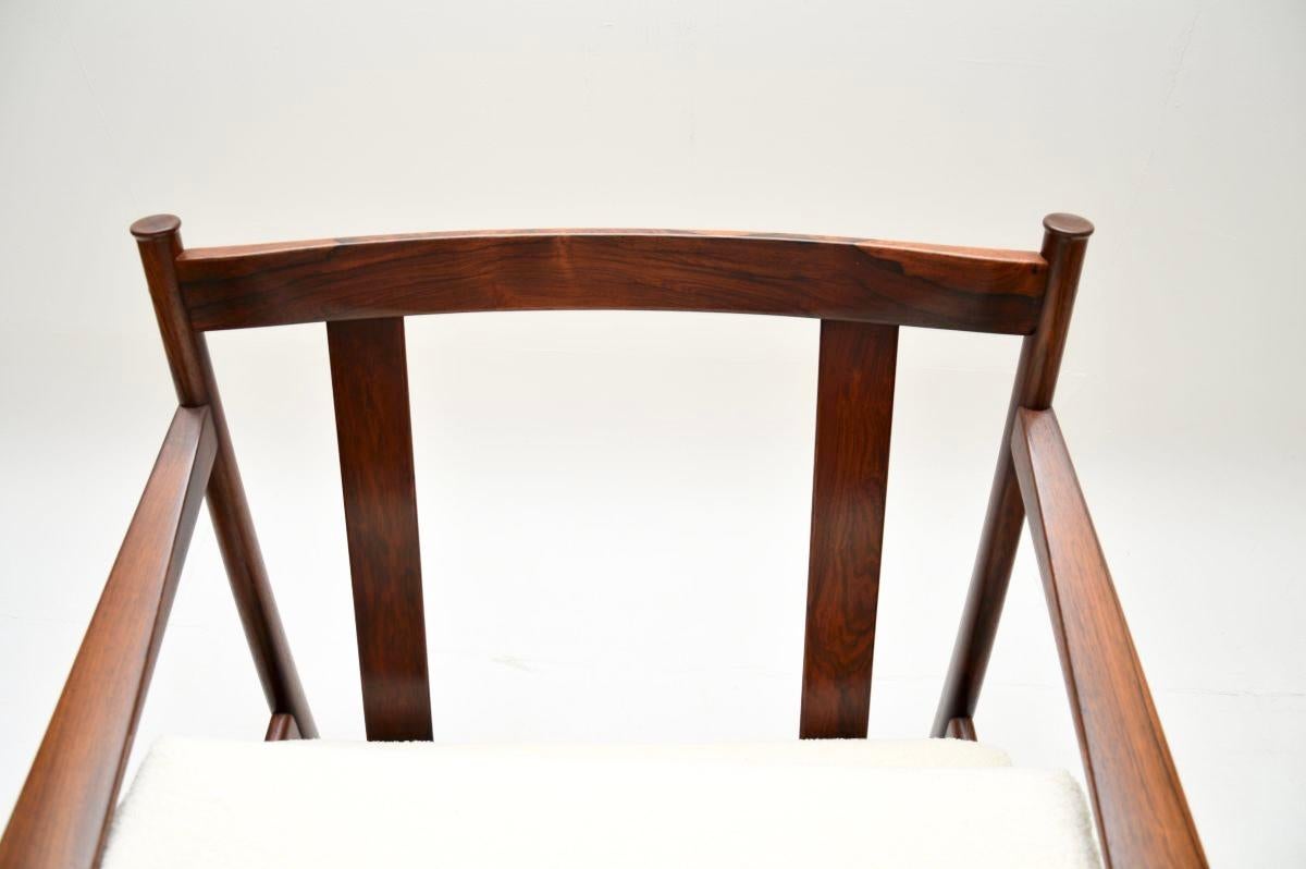 Bouclé Pair of Danish Armchairs by Peter Hvidt and Orla Mølgaard-Nielsen For Sale