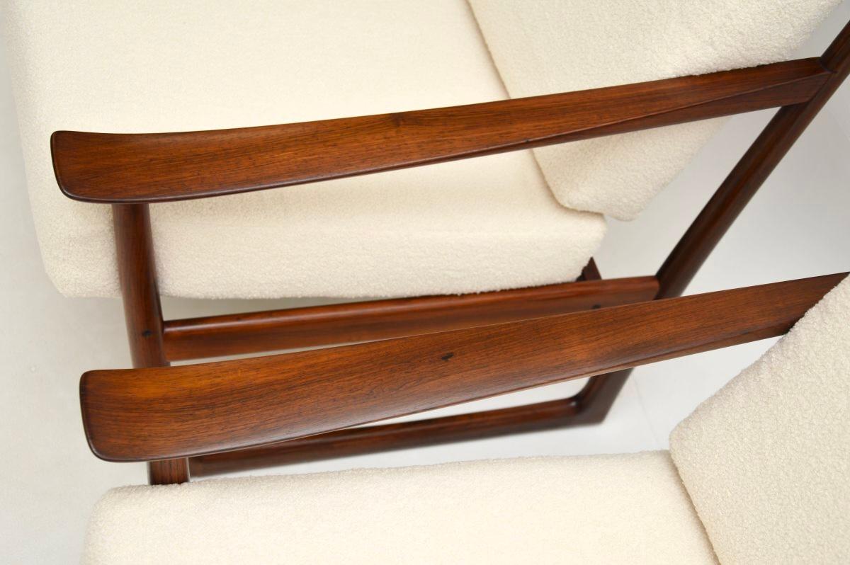 Pair of Danish Armchairs by Peter Hvidt and Orla Mølgaard-Nielsen For Sale 3