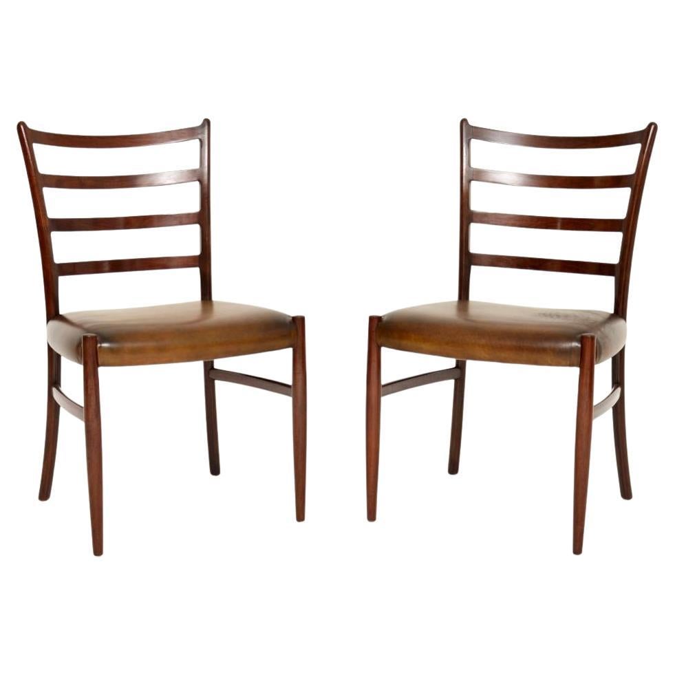 Pair of Danish Armchairs Chairs by Johannes Andersen