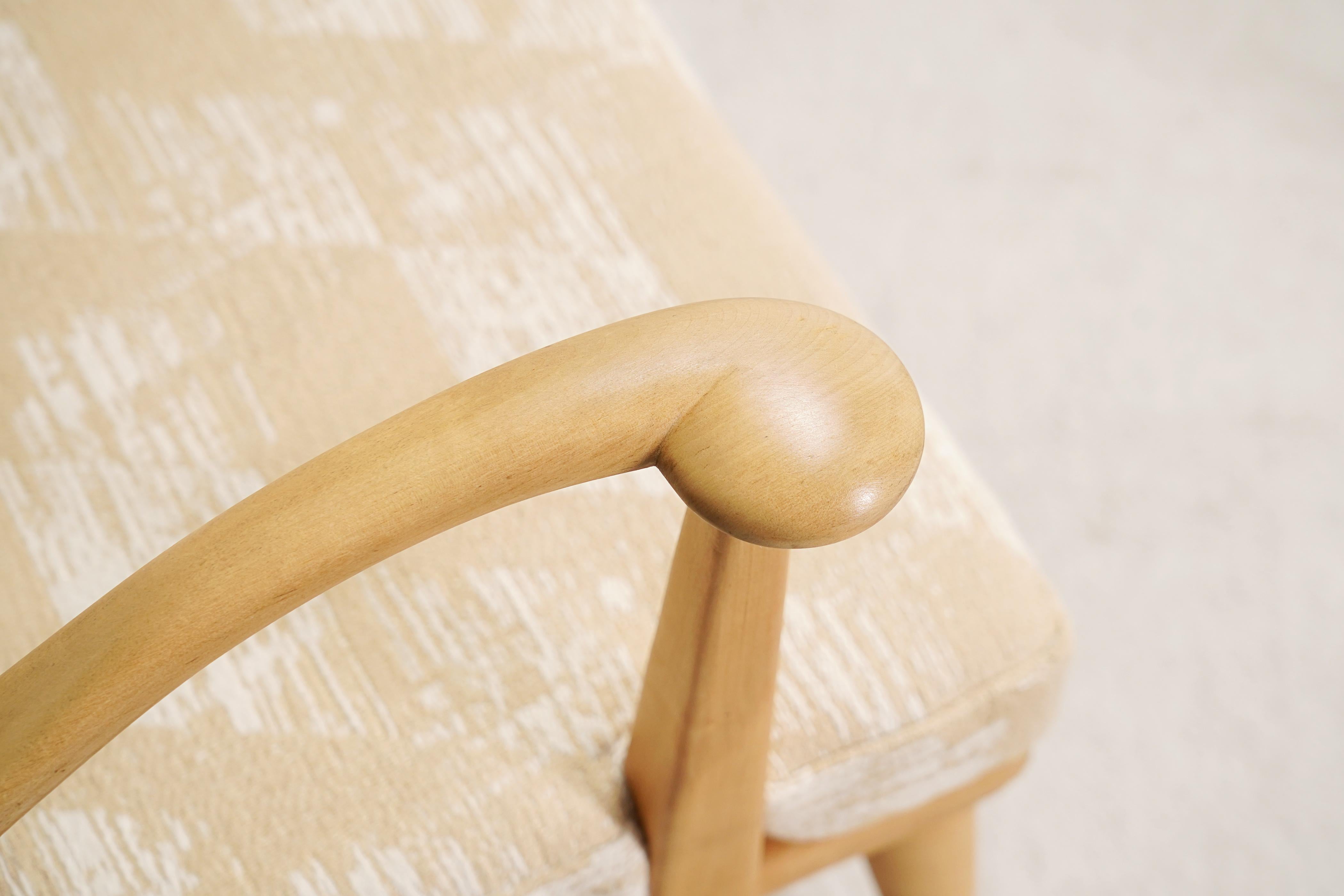 Paire de fauteuils danois. Circa 1940. Rembourrage neuf. en vente 1