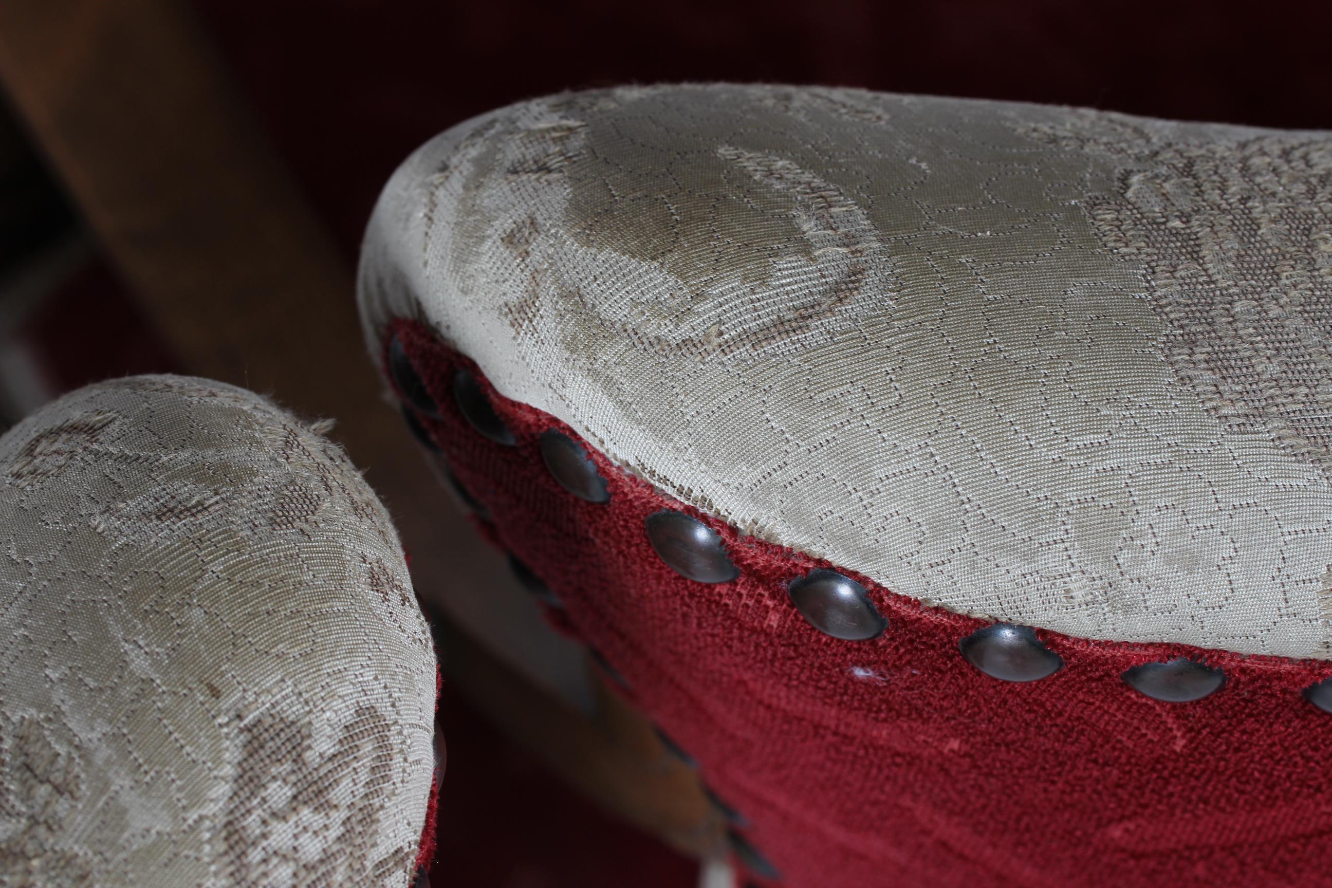 Paire de chaises longues danoises Art Déco Authentique 1940s en Oak massif Brutalist en vente 5