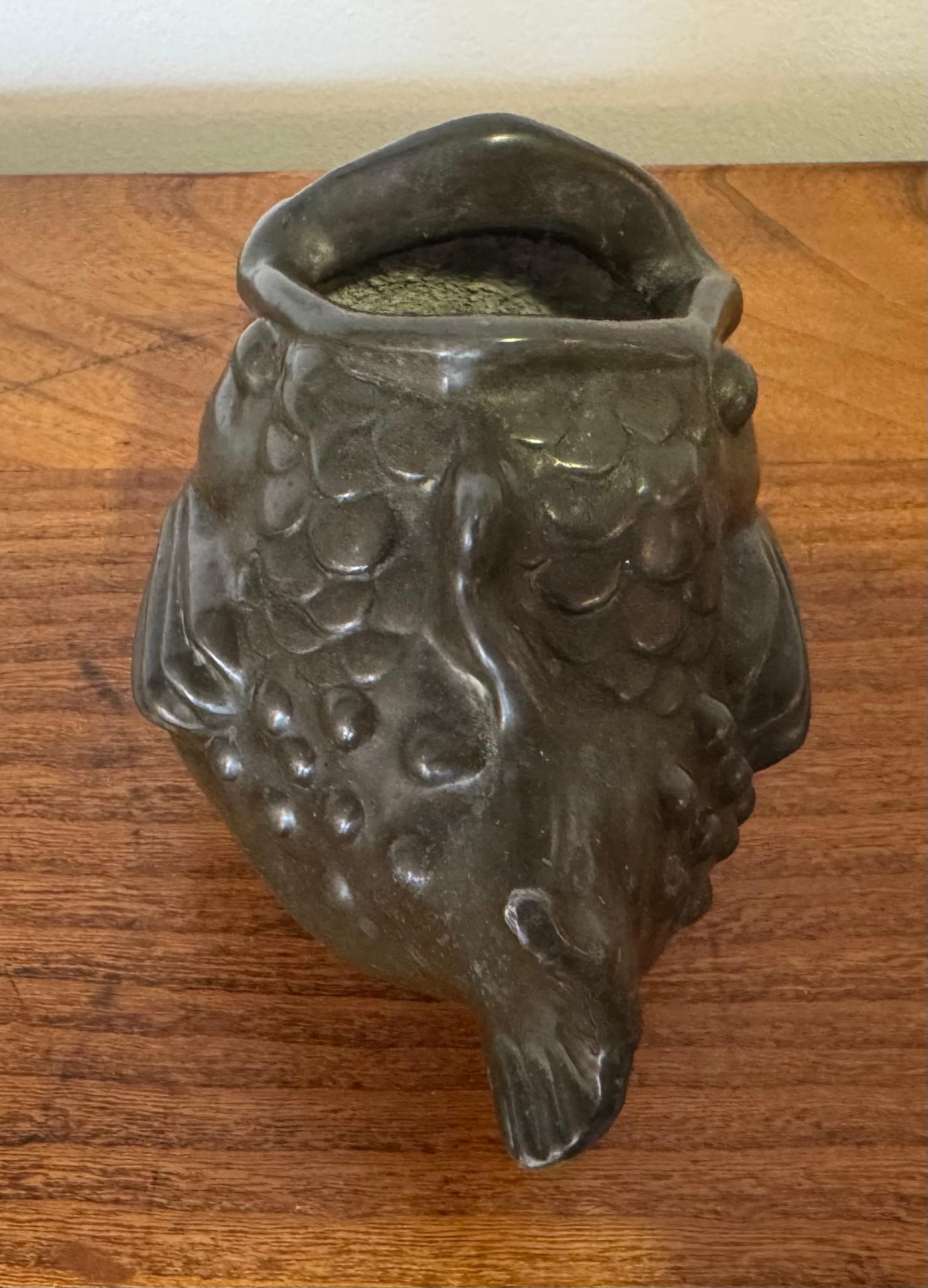 Inizio XX secolo Coppia di pesci combattenti danesi Art Deco Just Andersen 1920 in vendita