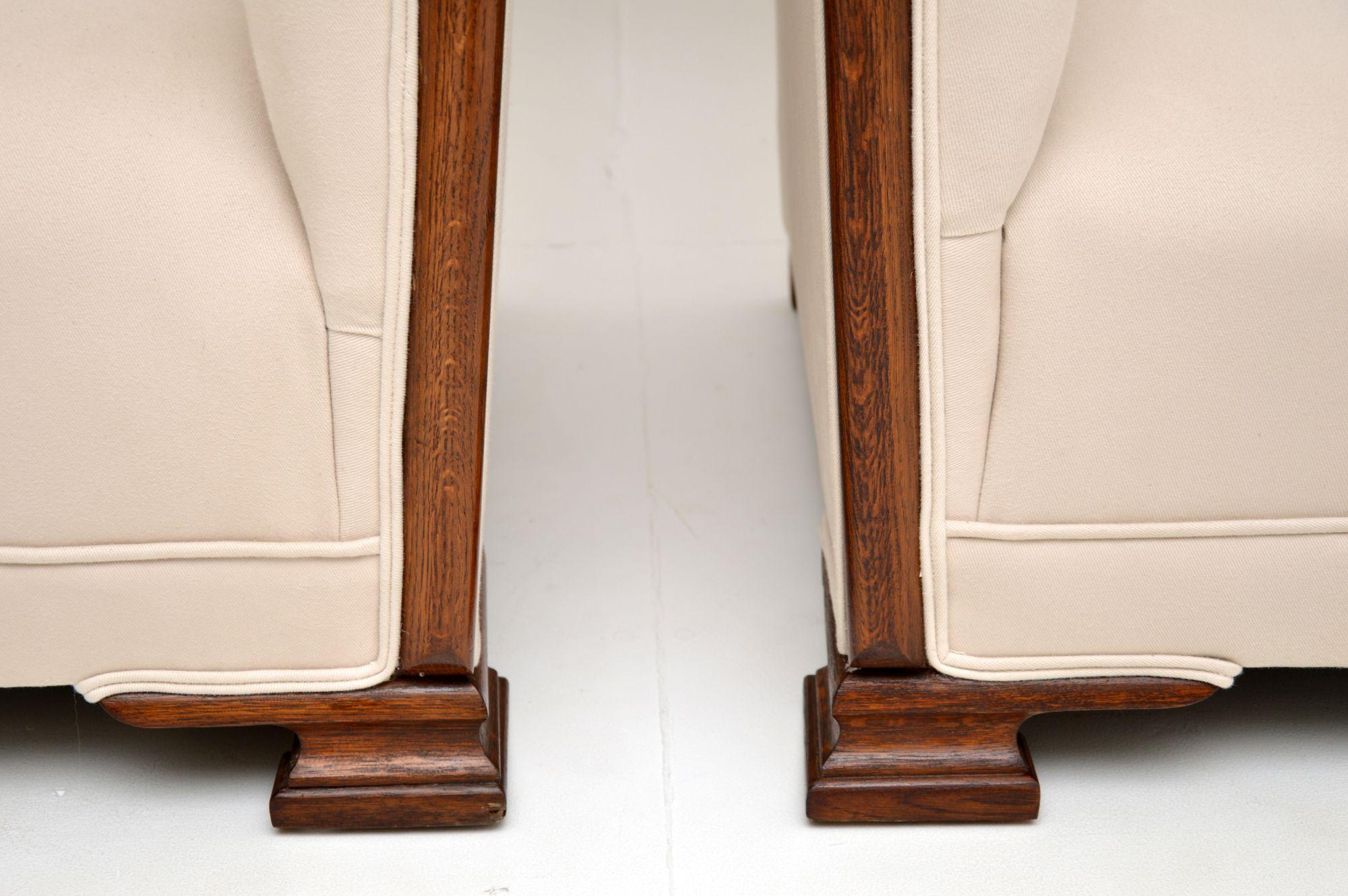 Pair of Danish Art Deco Period Armchairs 4