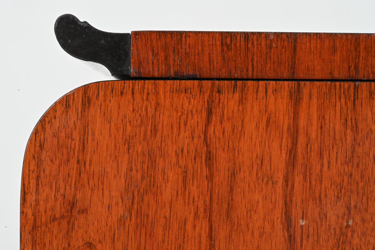 Pair of Danish Art Deco Rosewood & Birch Bedside Cabinets by Georg Kofoed For Sale 4