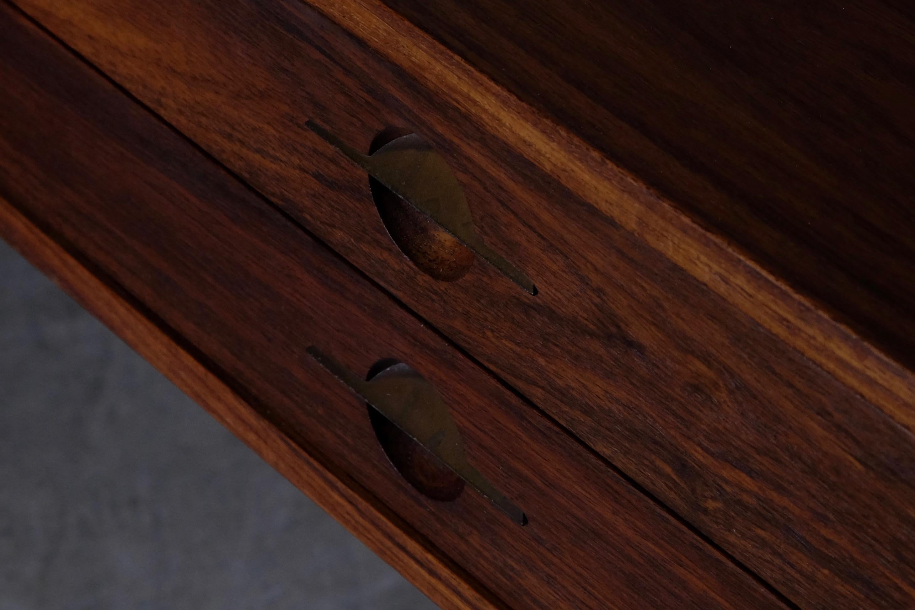 Pair of Danish Bedside Tables in Rosewood, 1960s In Good Condition In Stockholm, SE