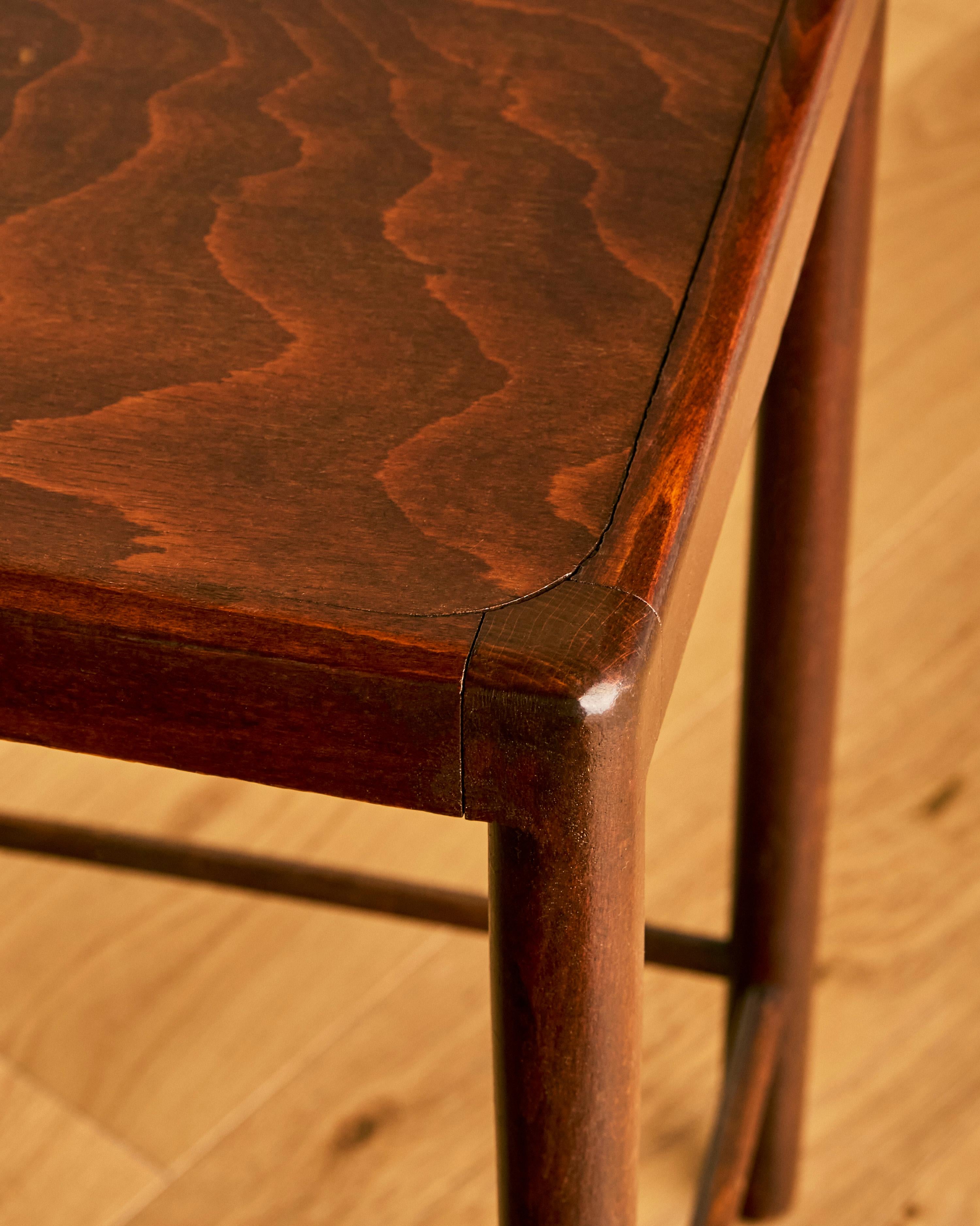 Pair of Danish Beech Wood Side Tables c. 1940's For Sale 1