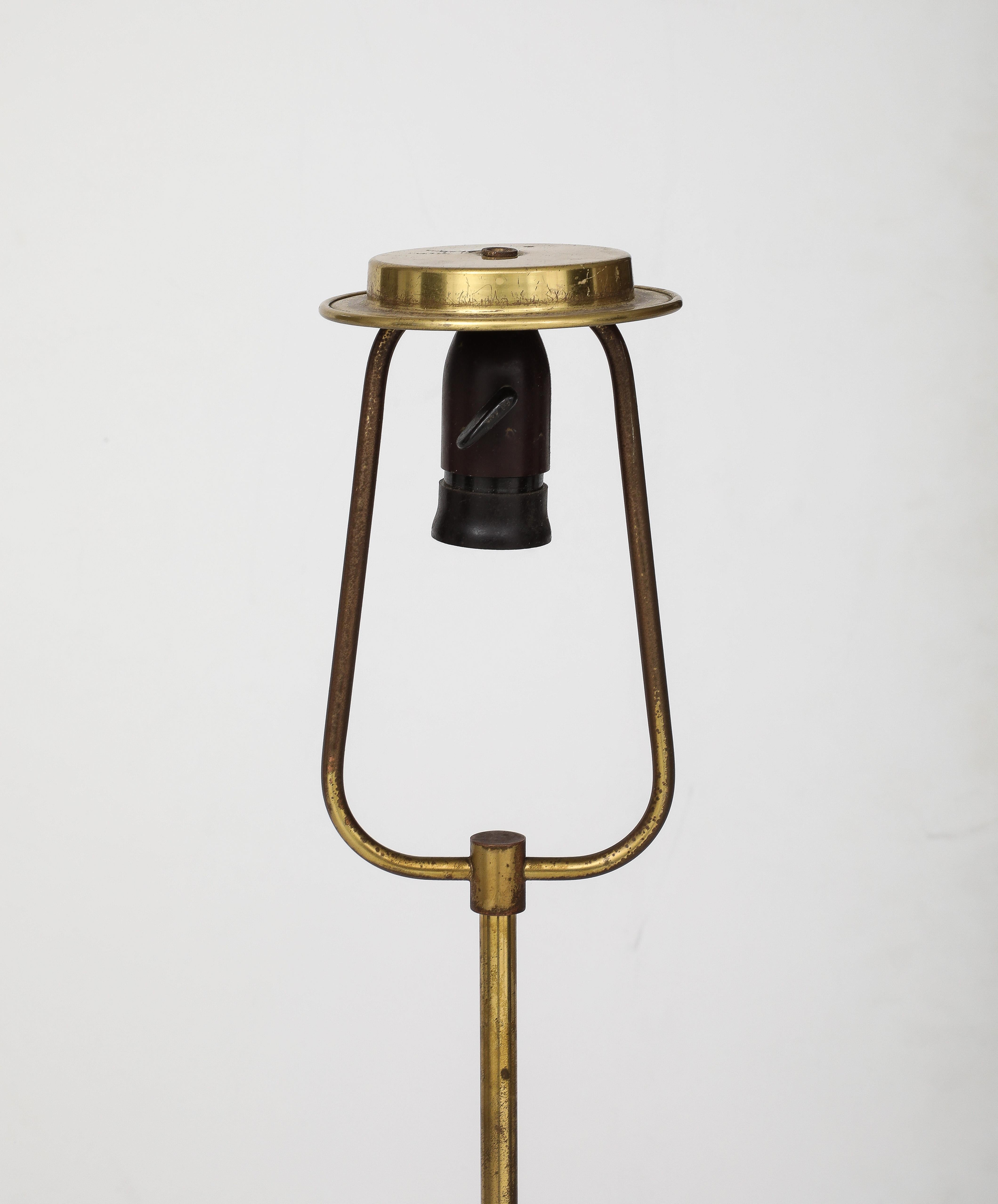 Paire de danois  Lampadaires - Laiton en vente 8