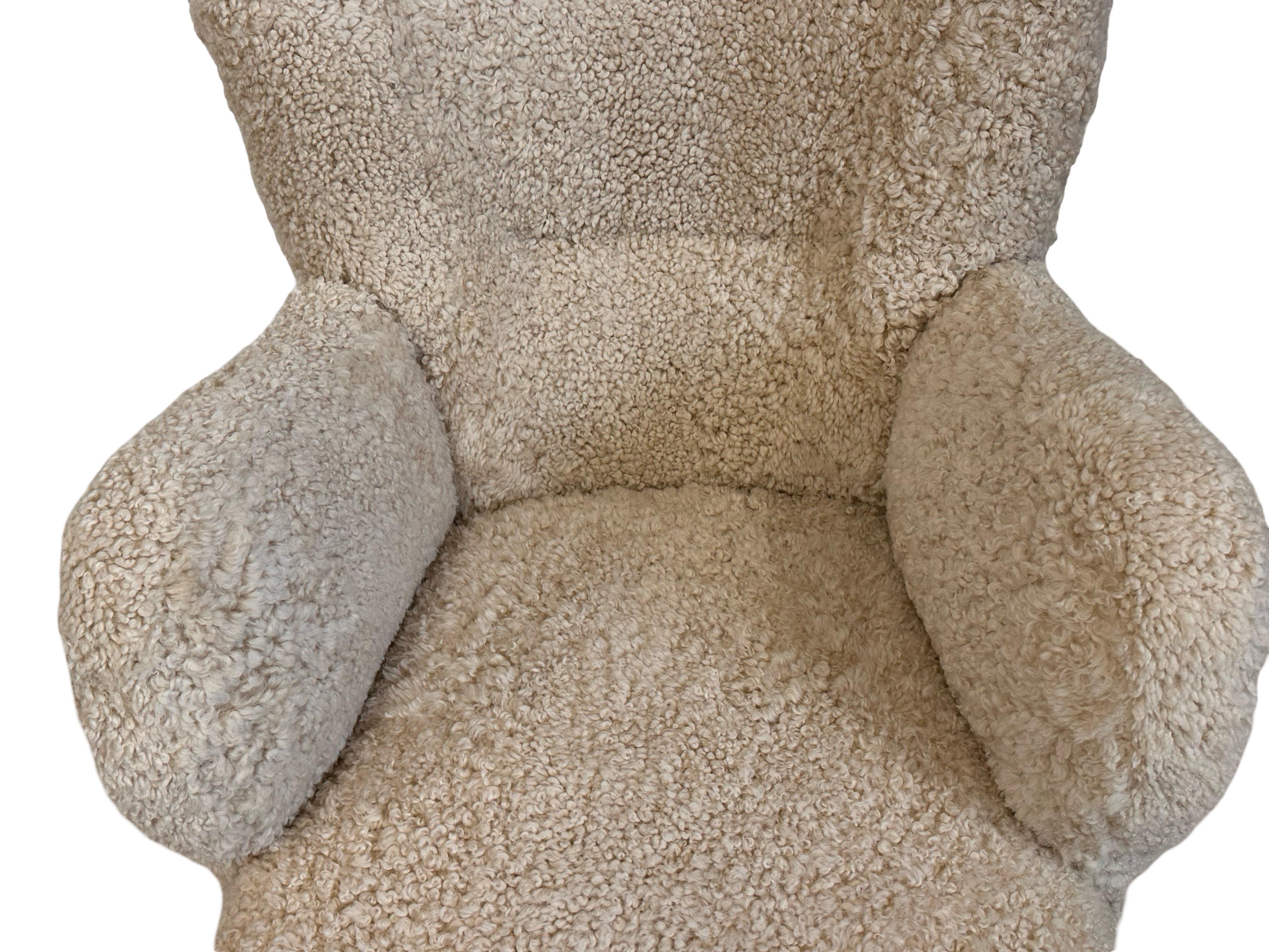 Milieu du XXe siècle Paire de chaises longues d'ébéniste danois en vente