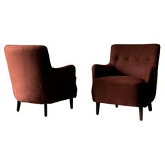 Pair of Danish Cabinetmaker Lounge Chairs