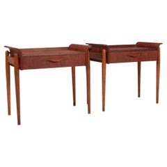 Pair of danish cabinetmaker Nightstands, Teak, 1960s
