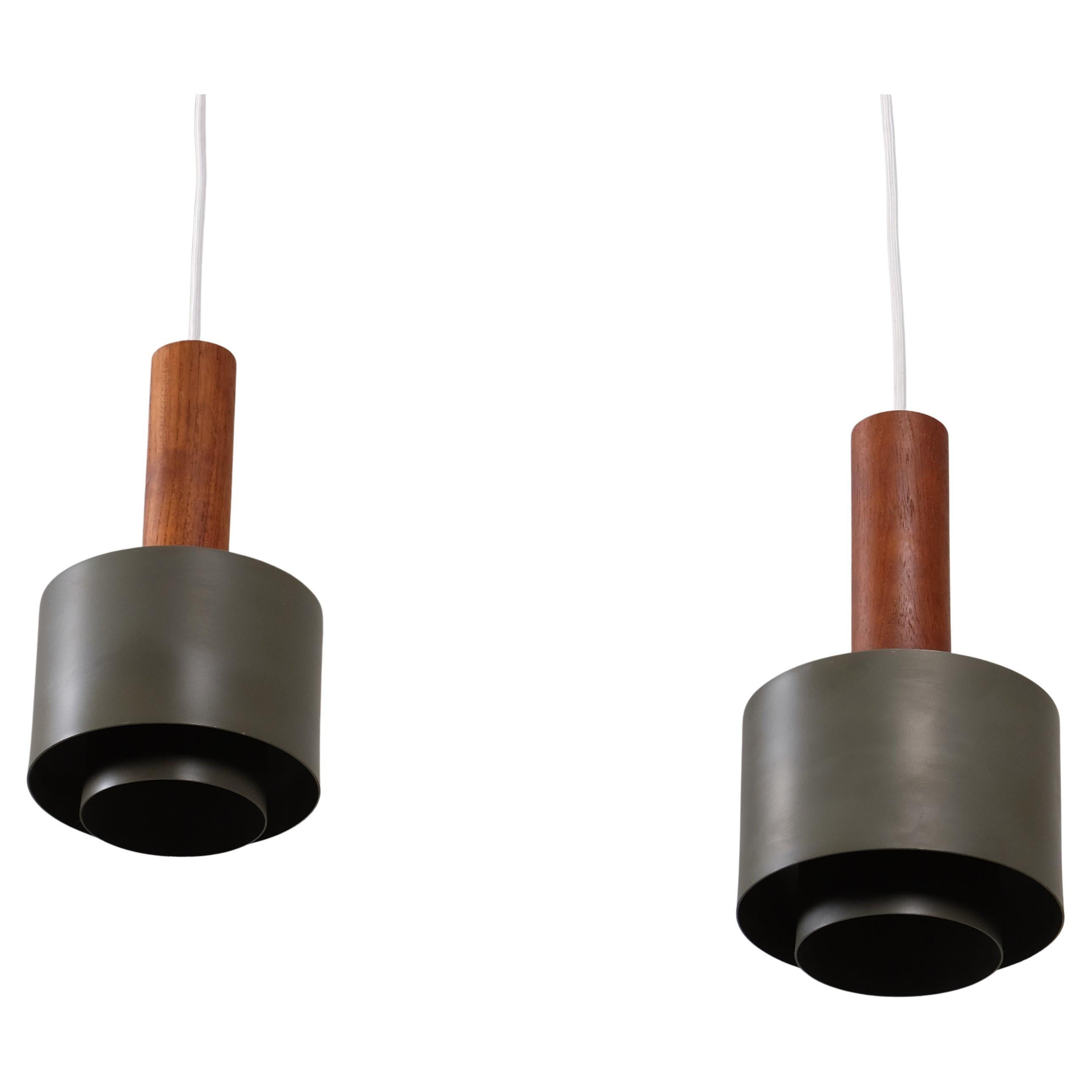 Pair of Danish Ceiling Lights, 1960s