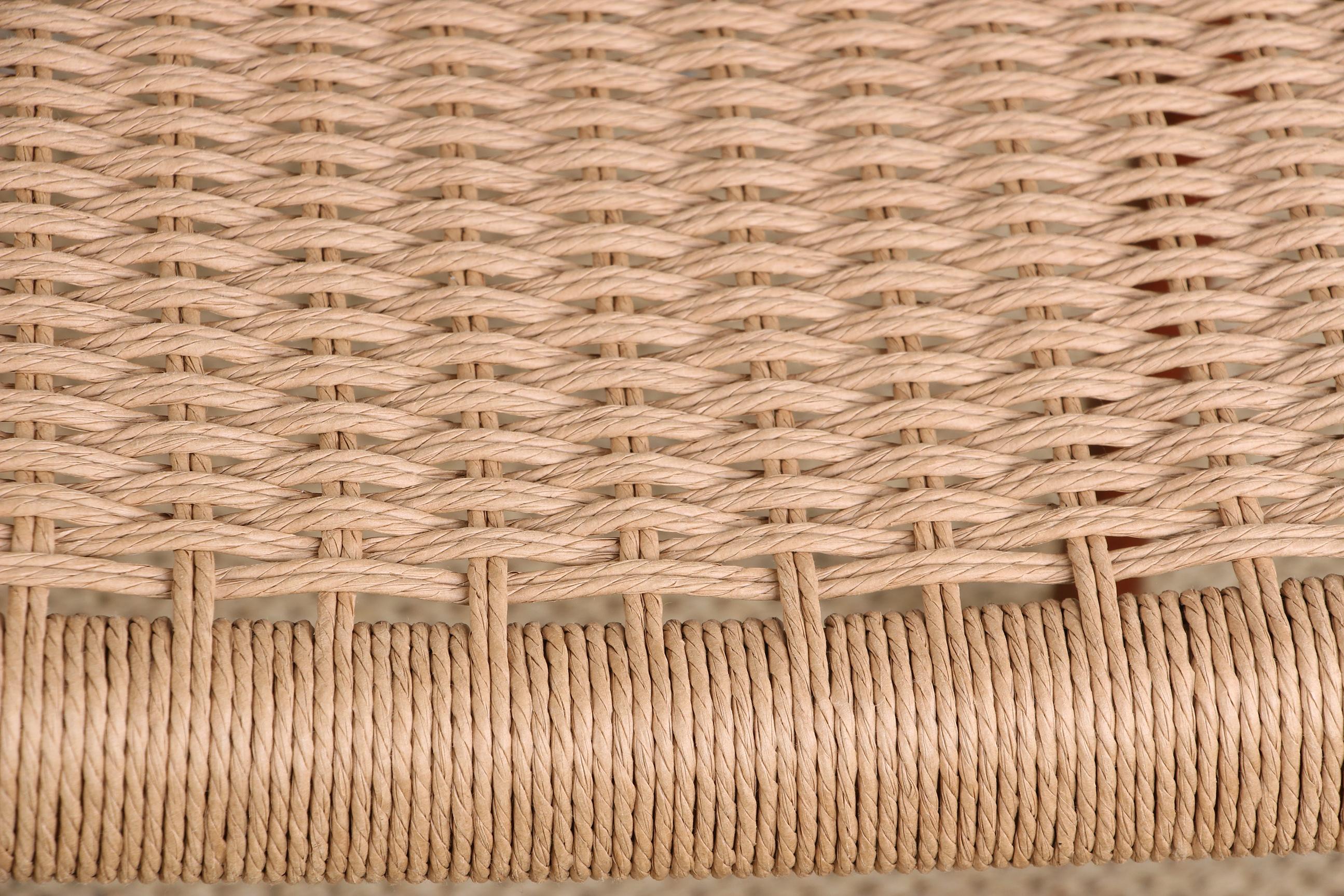 Pair of Danish chairs in Teak and new rope, model 71 by Niels Otto Moller 1960. 2