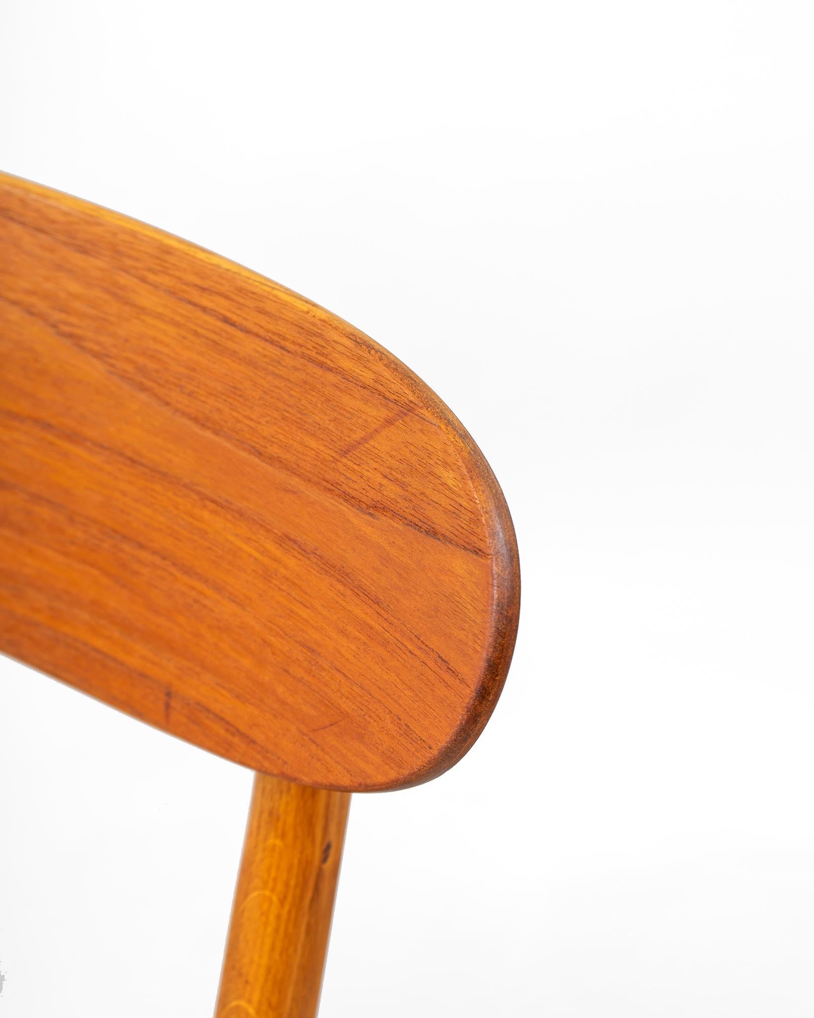 Pair of Danish Chairs Made of Teak, circa 1960 For Sale 2