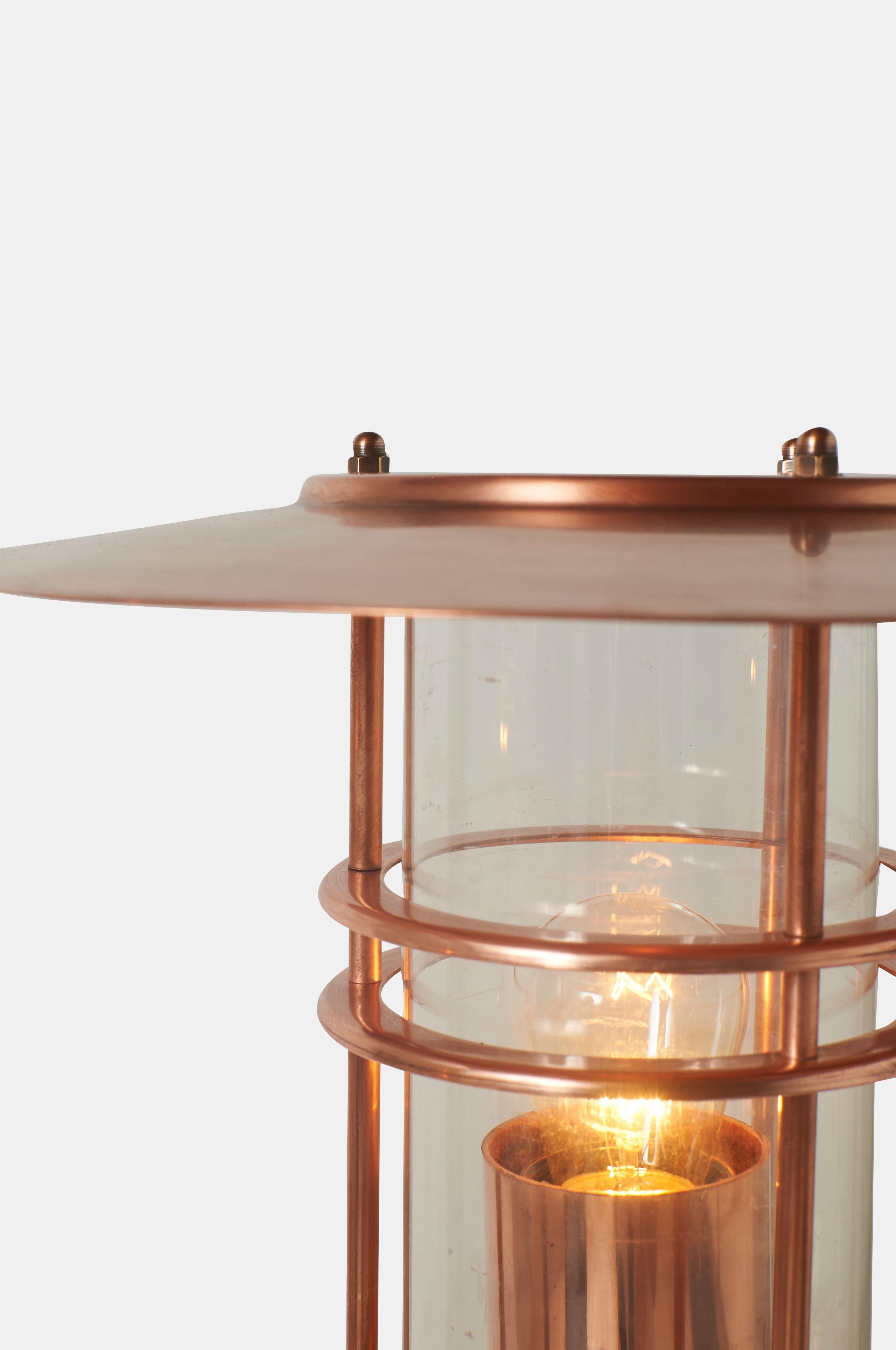 Pair of Danish Copper Sidewalk or Lamps For Sale 1