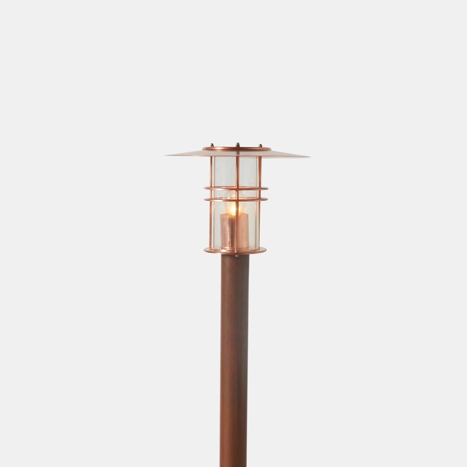 Pair of Danish Copper Sidewalk or Lamps For Sale 2