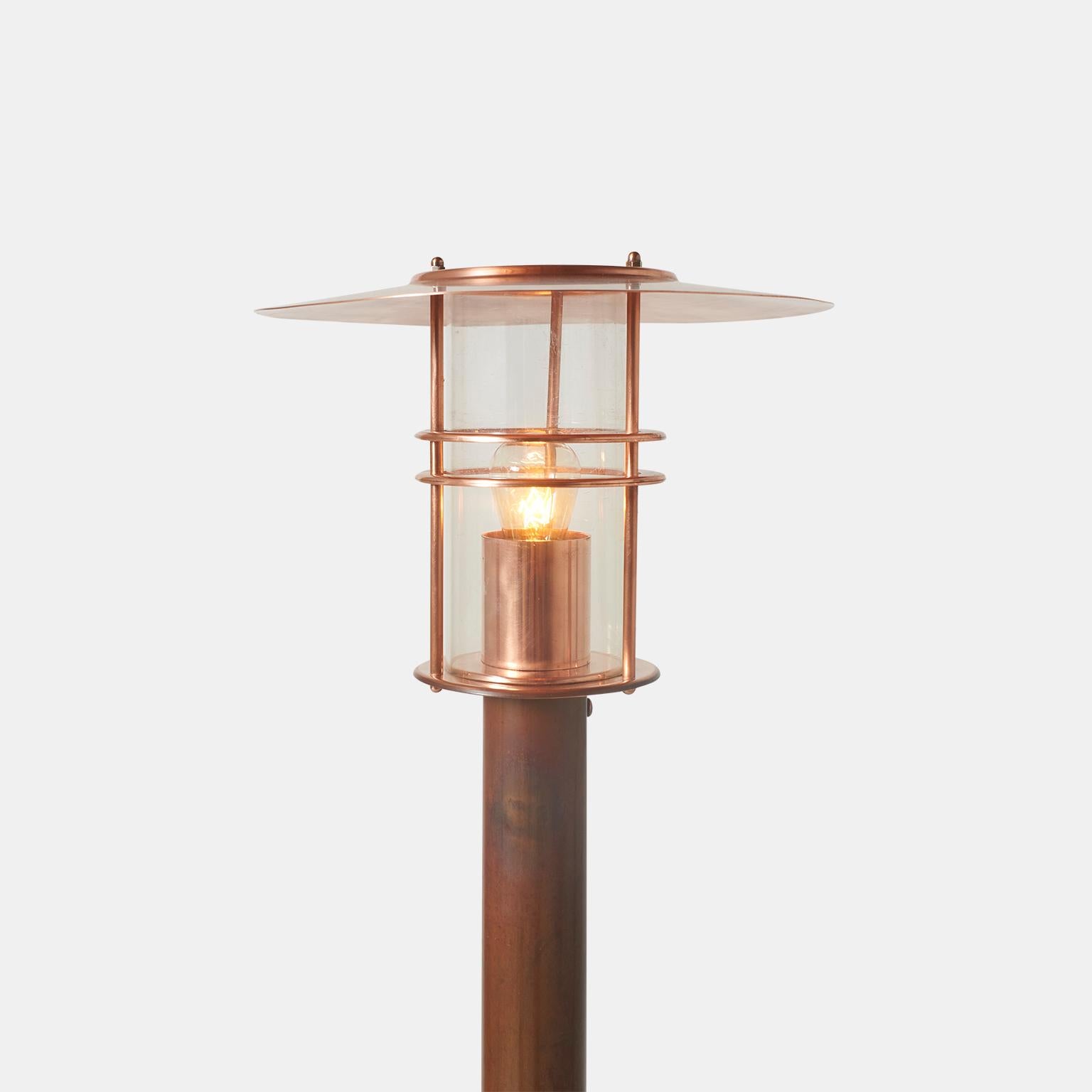 Pair of Danish Copper Sidewalk or Lamps For Sale 3