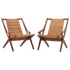 Paire de fauteuils danois par Arne Hovmand-Olsen:: modèle 300