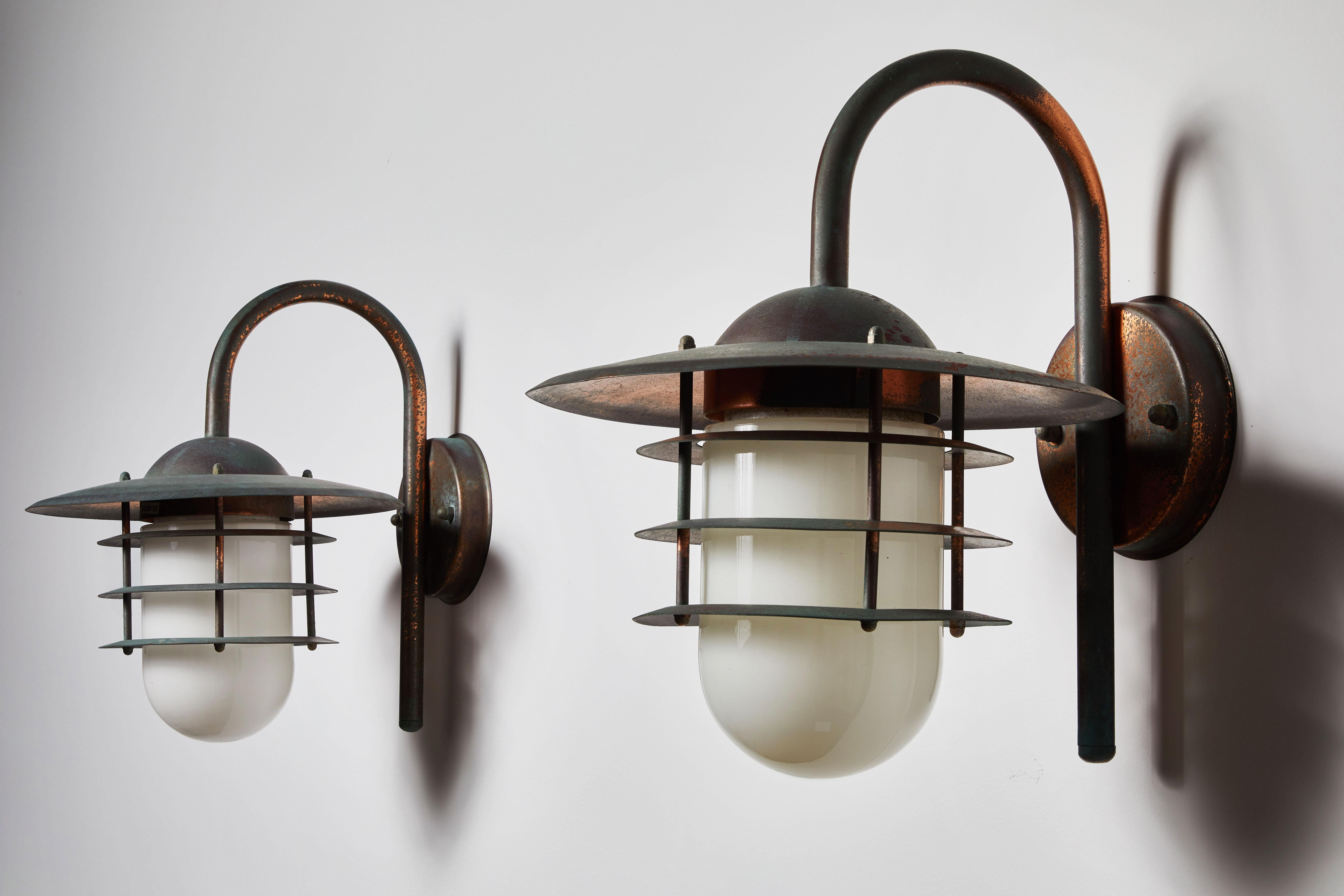 Pair of Danish Exterior Sconces 2