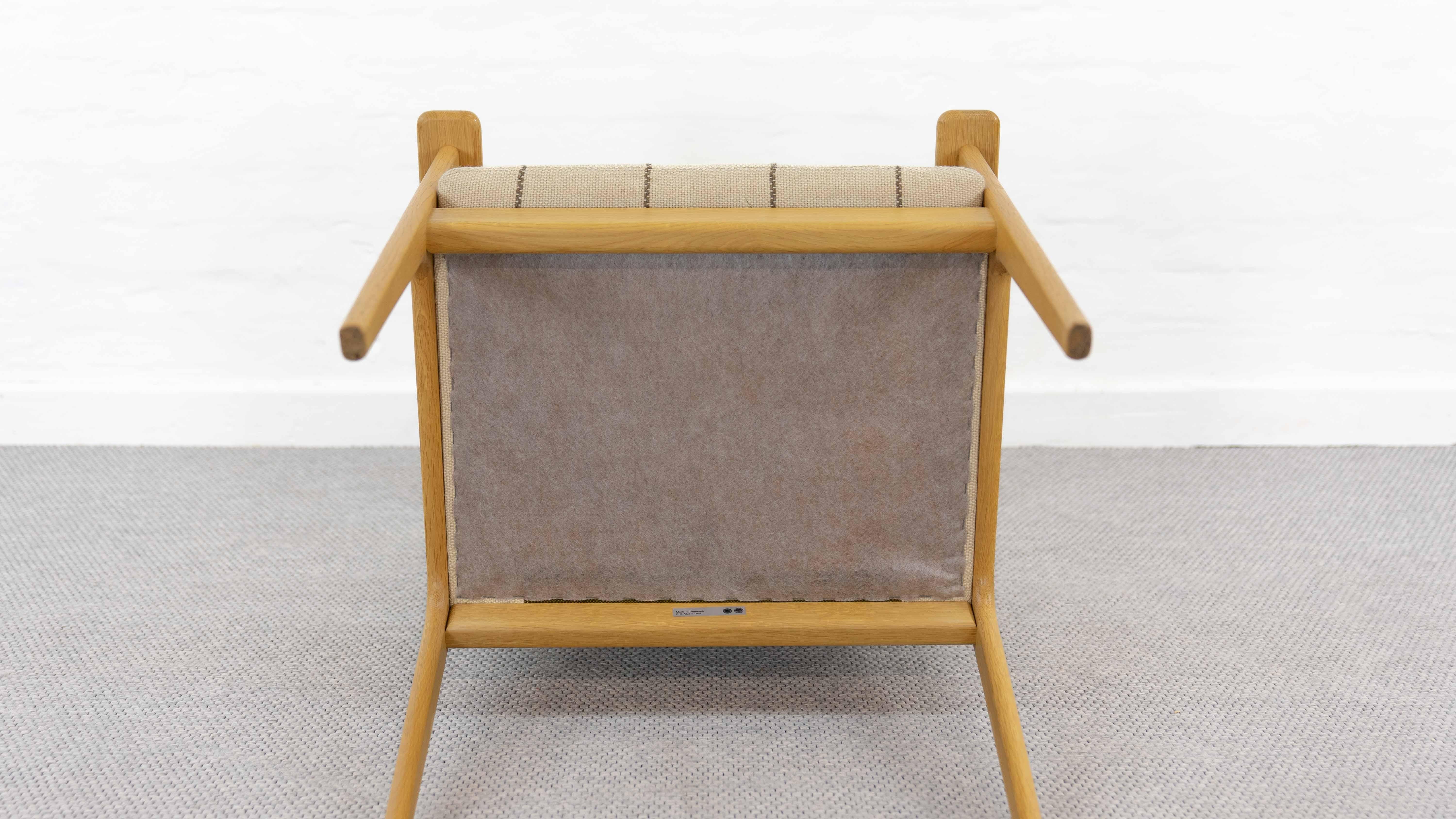 Pair of danish Highback Chairs by Domus Danica in oakwood For Sale 5
