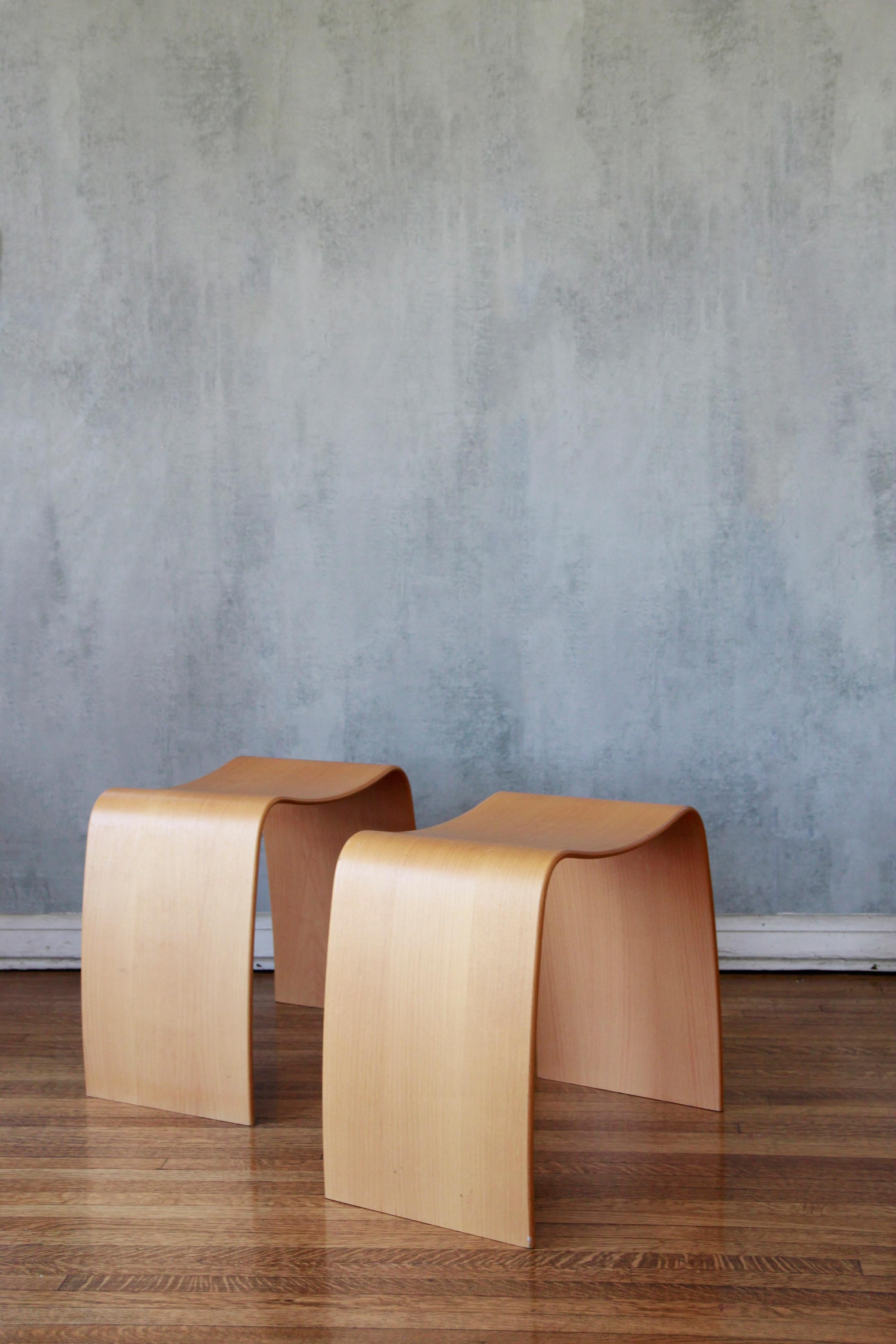 Modern Pair of Danish Jørgen Møller M-Stools