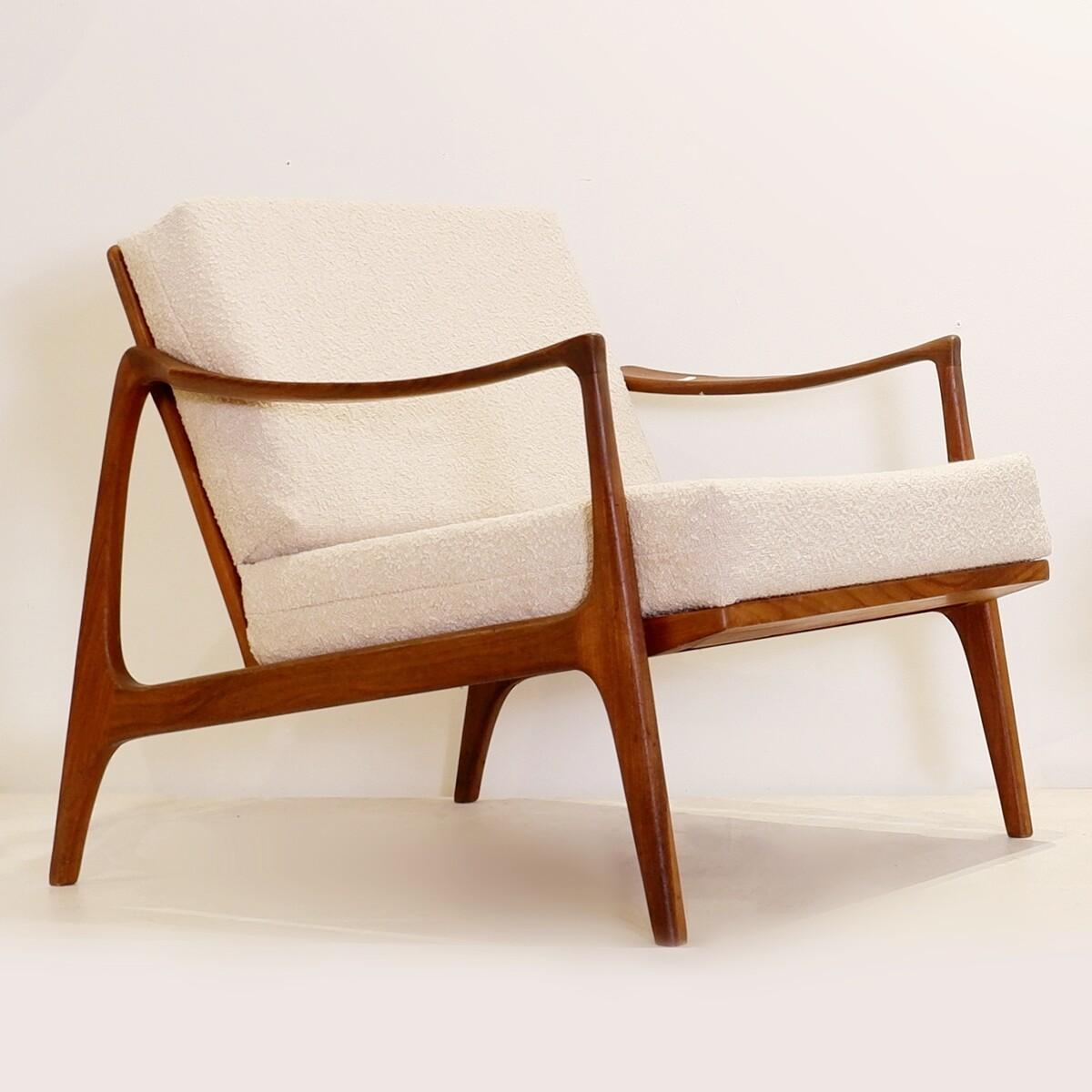 Pair of Danish Lounge Chairs by Grete Jalk 1960s - 2 pairs available In Good Condition For Sale In Uccle, BE