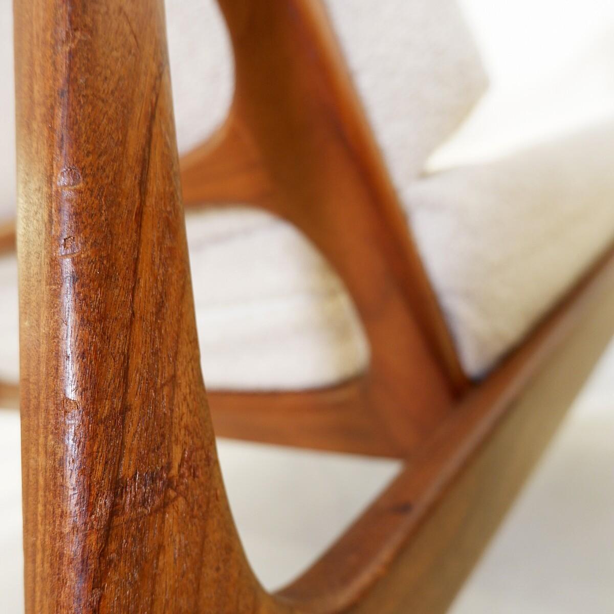 Pair of Danish Lounge Chairs by Grete Jalk 1960s - 2 pairs available For Sale 2