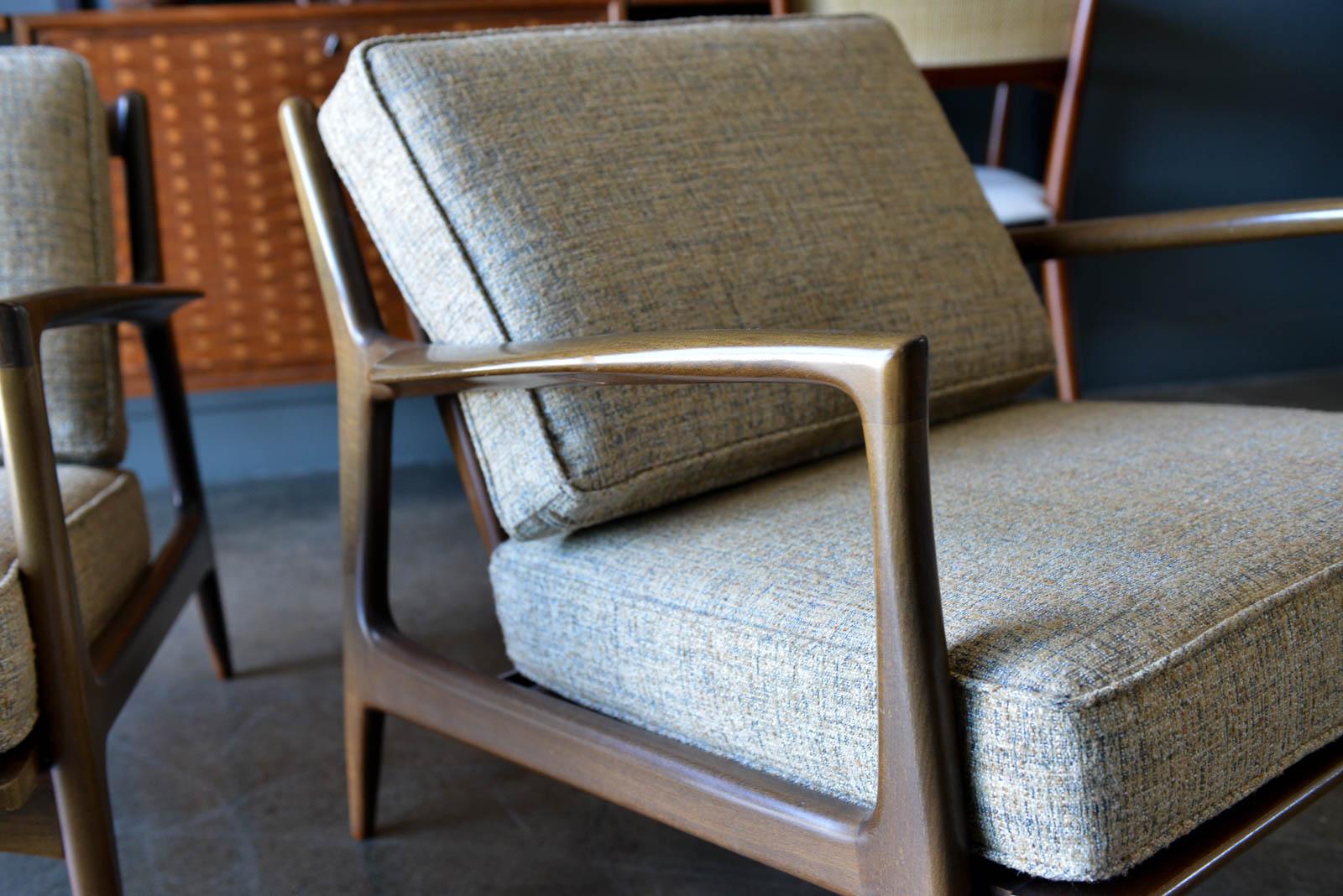 Pair of Danish Lounge Chairs by I. B. Kofod-Larsen for Selig, circa 1965 1