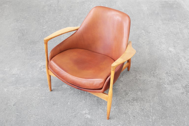 Pair of Danish Lounge Chairs by Ib Kofod Larsen, Denmark, 1960ies For Sale 6