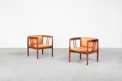 Pair of Danish Lounge Chairs by Illum Wikkelsø for Holger Christiansen, 1962