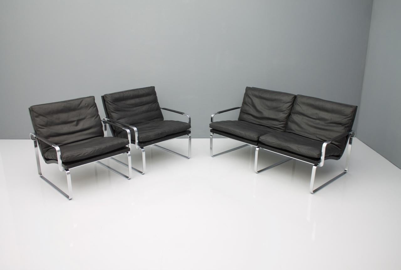 Pair of Danish Lounge Chairs by Jørgen Lund & Ole Larsen for Bo-Ex 1