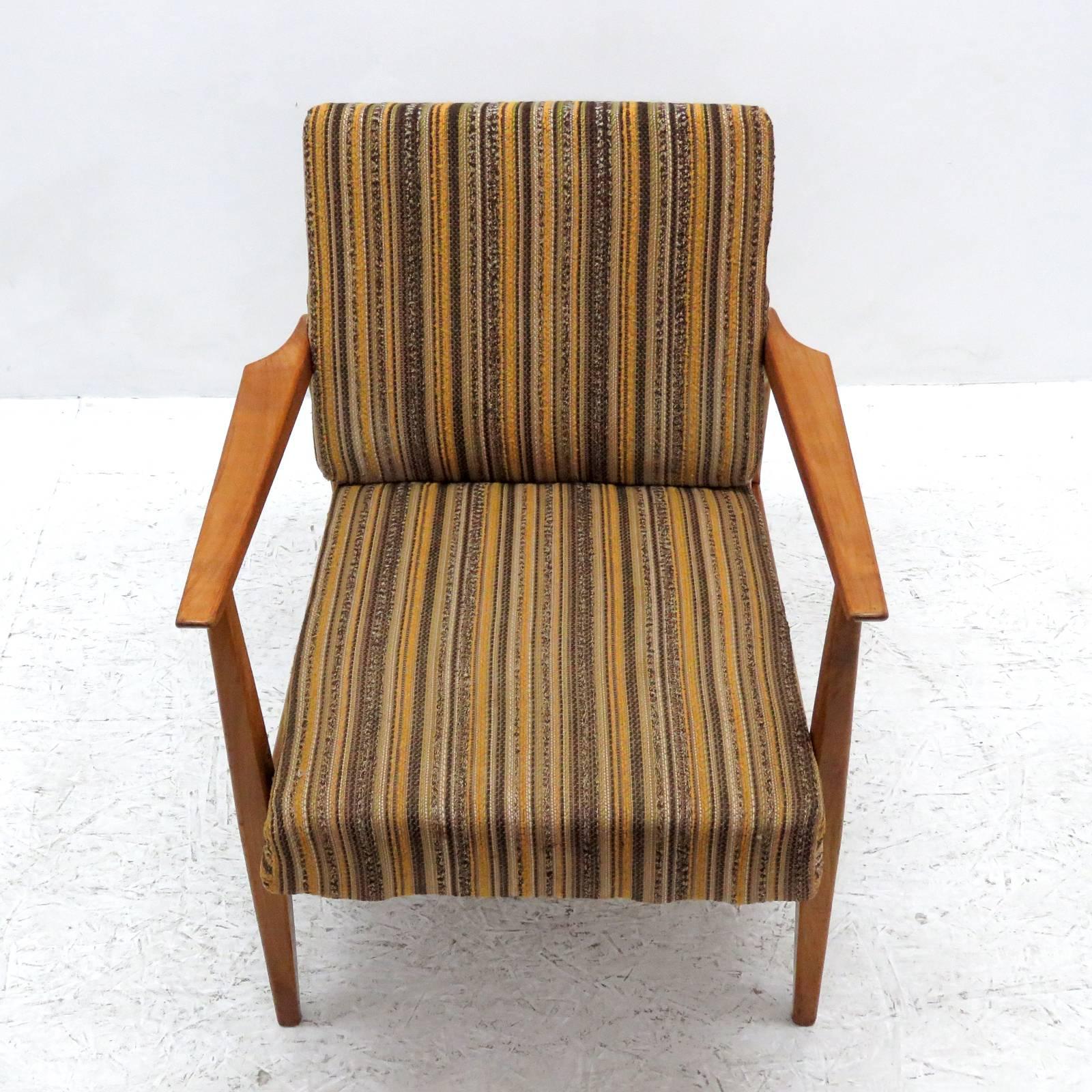 Scandinavian Modern Pair of Danish Lounge Chairs