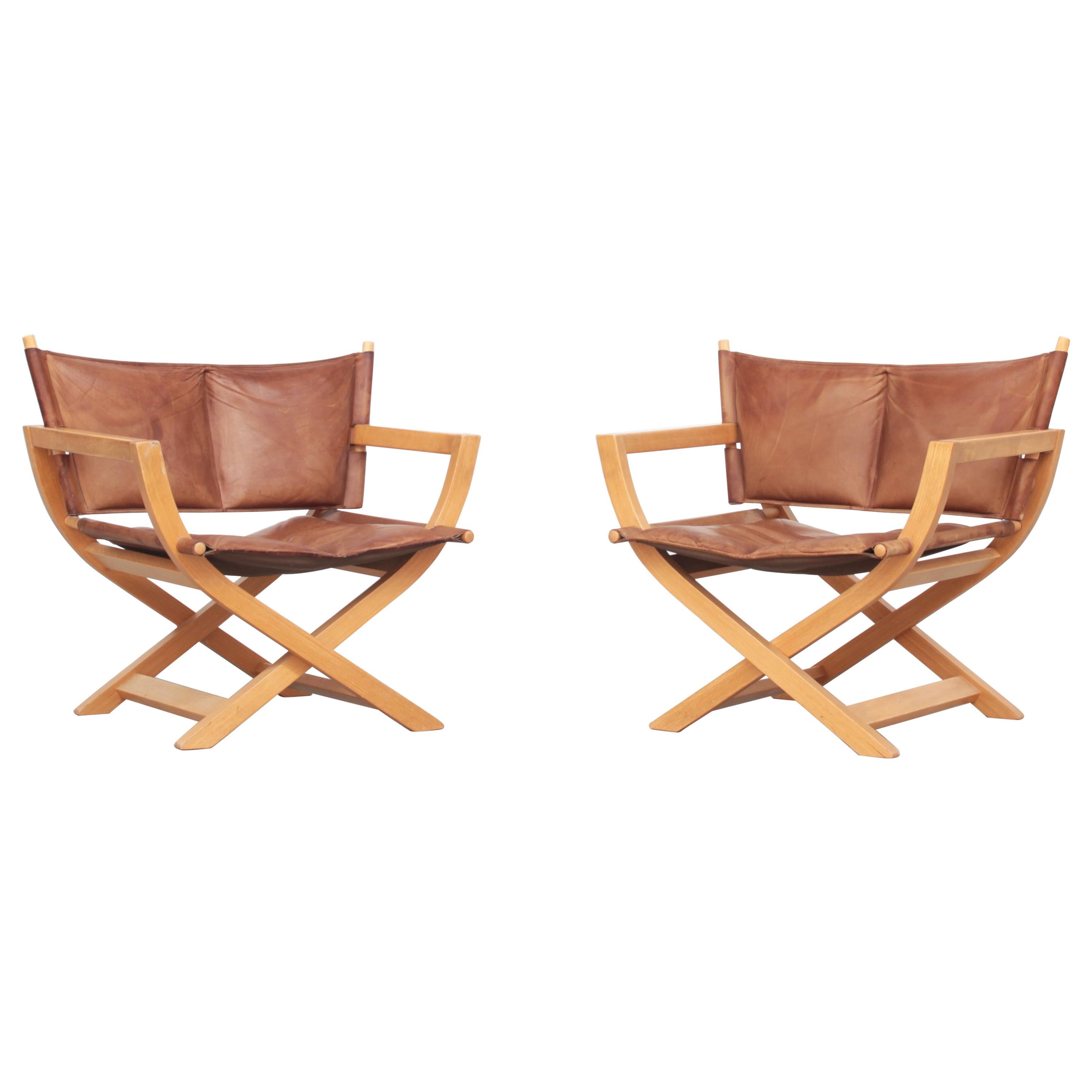 Pair of Danish Lounge Chairs made by Westnofa, Attributed to Børge Mogensen