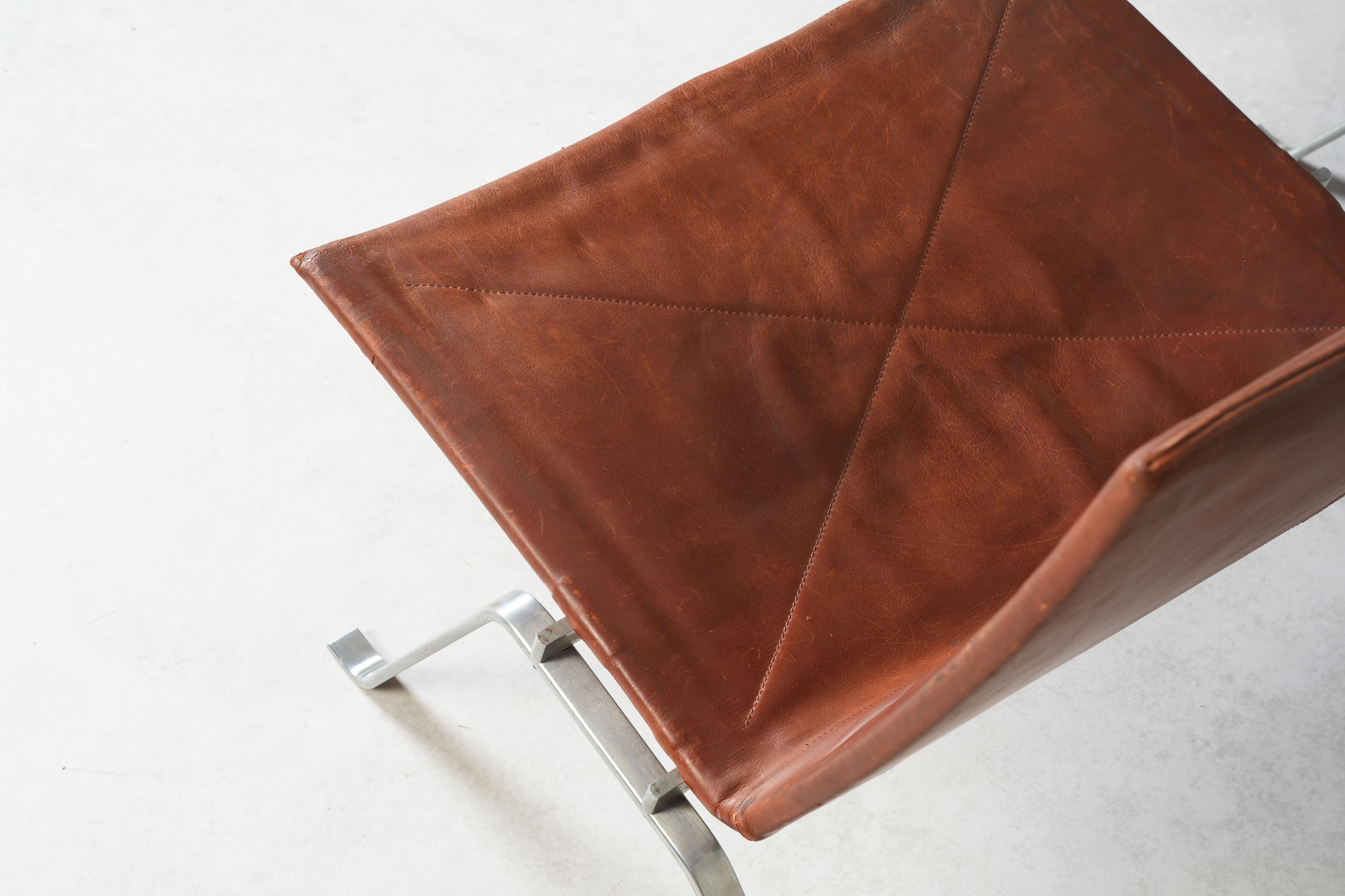 Pair of Danish Lounge Chairs PK22 by Poul Kjaerholm for E. Kold Christensen, 60s For Sale 1