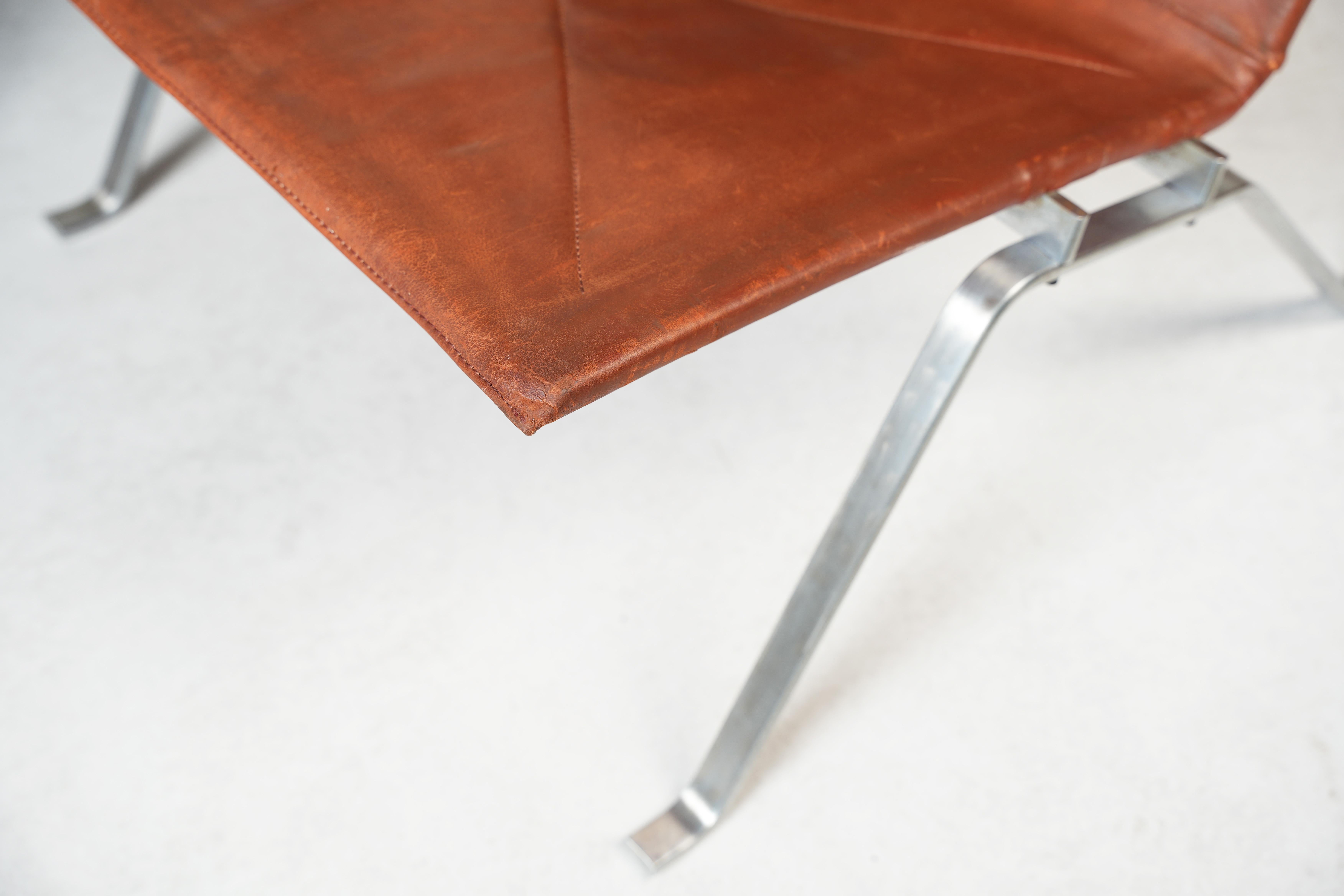 Pair of Danish Lounge Chairs PK22 by Poul Kjaerholm for E. Kold Christensen, 60s For Sale 3