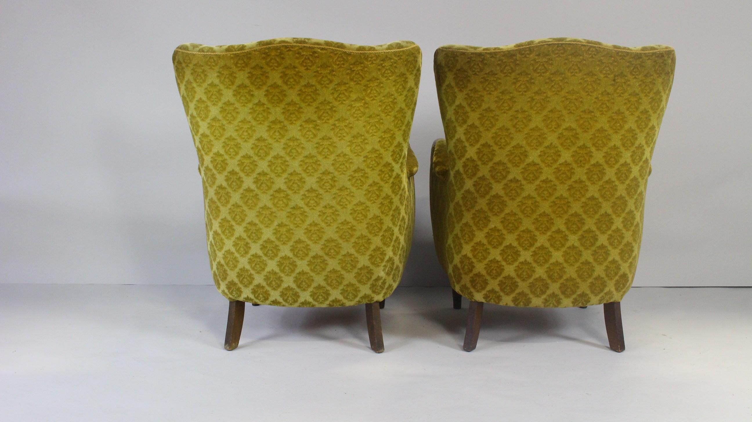 Pair of Danish Mid Century Armchairs, 1950s For Sale 3
