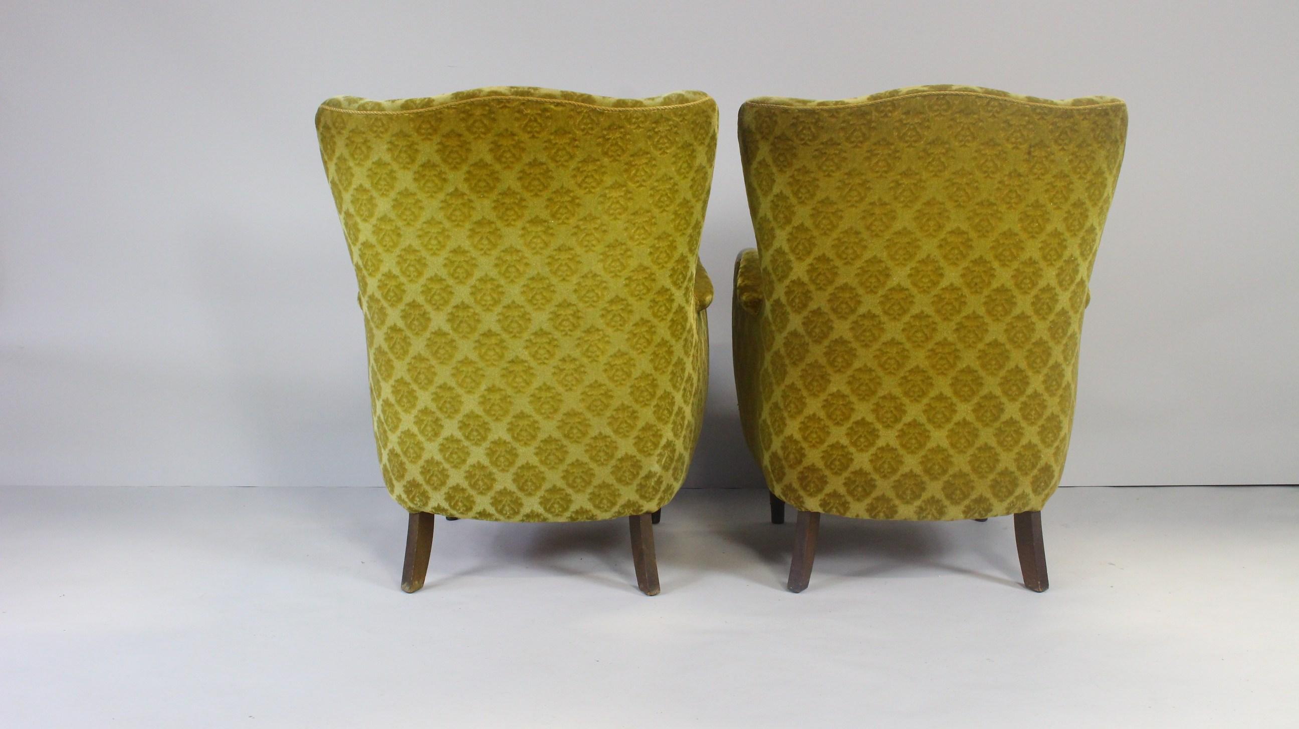 Pair of Danish Mid Century Armchairs, 1950s For Sale 4