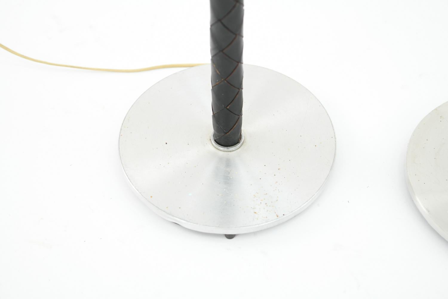 Pair of Danish Midcentury Floor Lamps by Jo Hammerborg for Fog & Mørup In Good Condition In Norwalk, CT