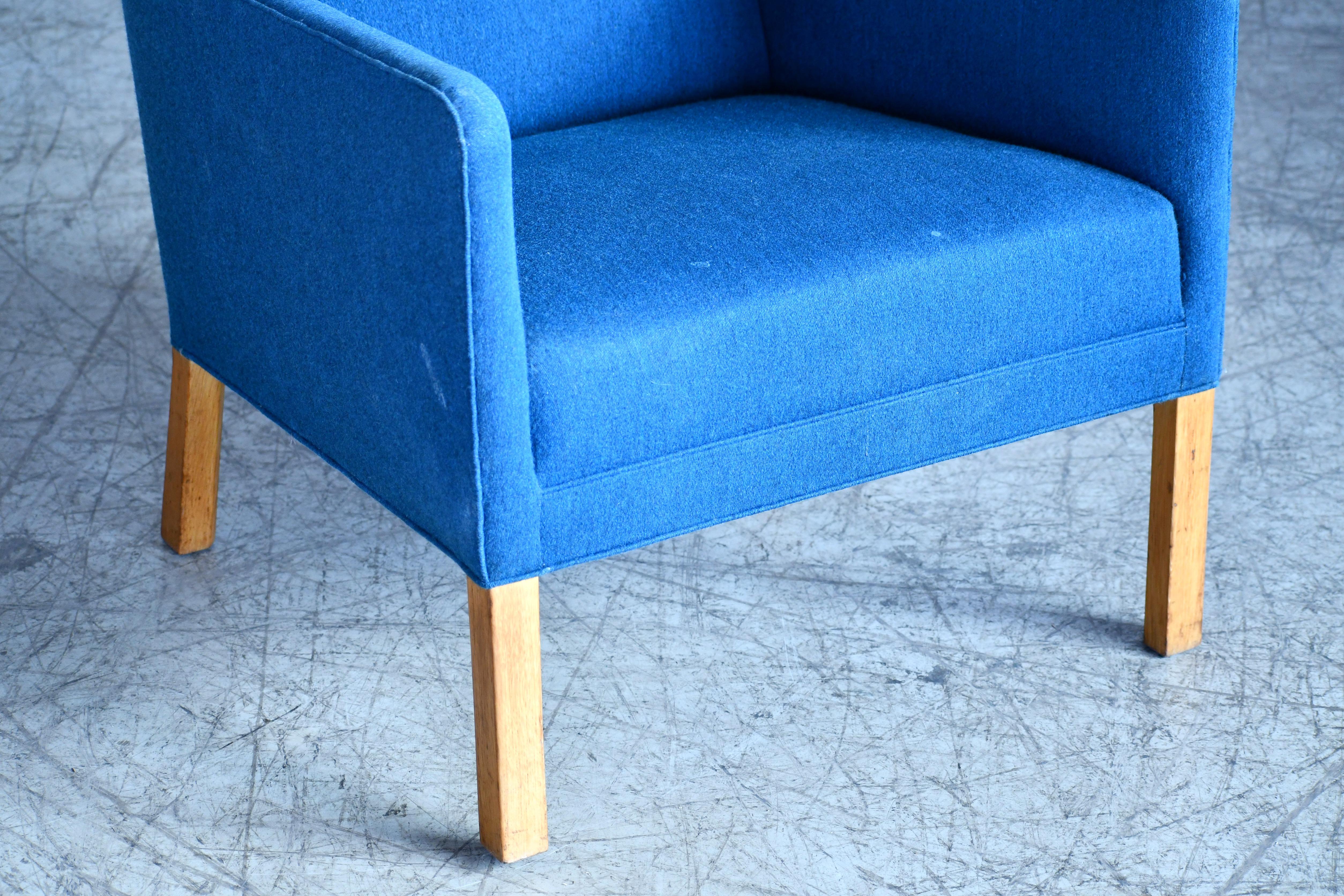 Pair of Danish Midcentury Lounge Chairs Attributed to Ejnar Larsen & Axel Bender 1