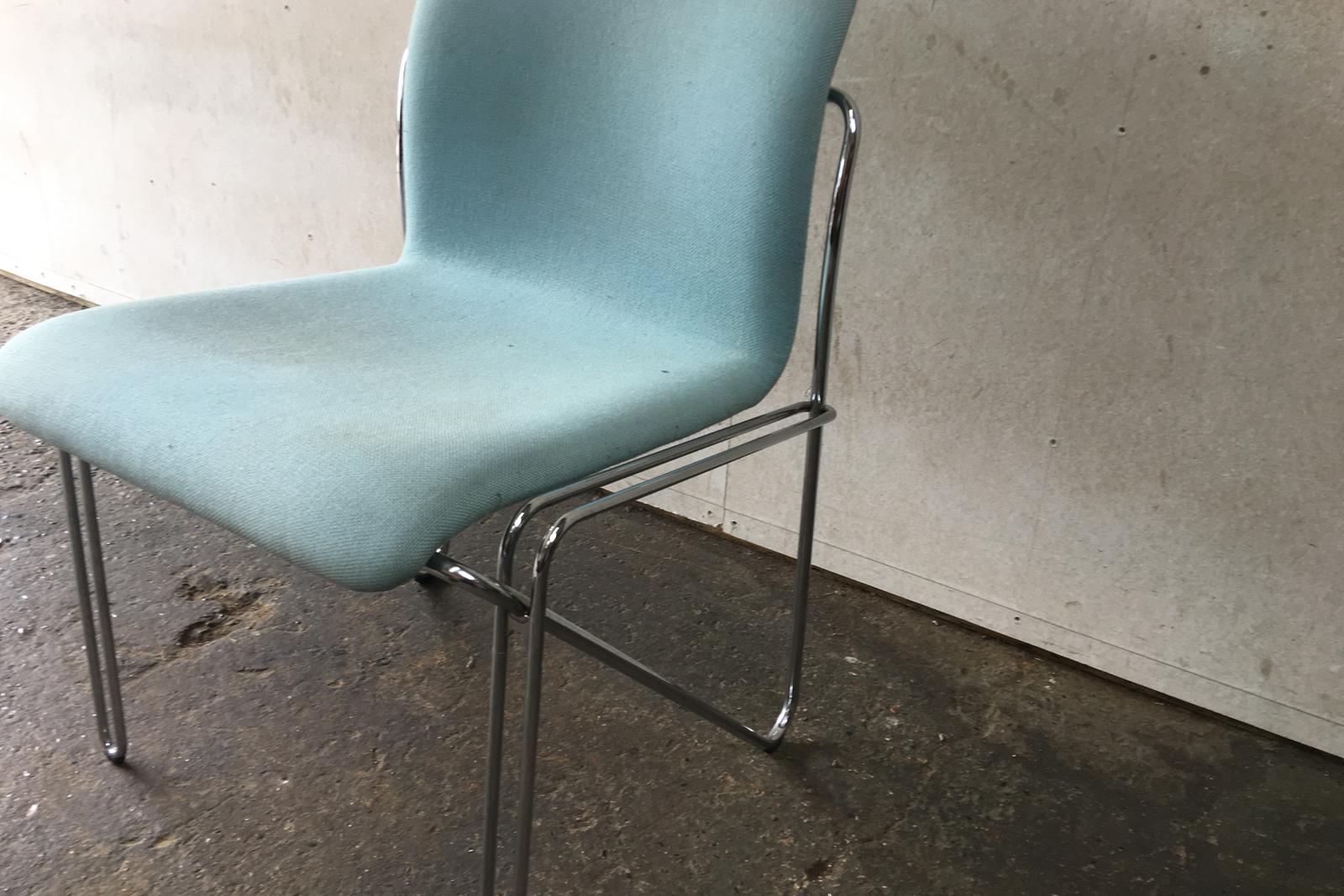 Plated Pair of Danish Mid-Century Modern 1960s Labofa Office Chairs