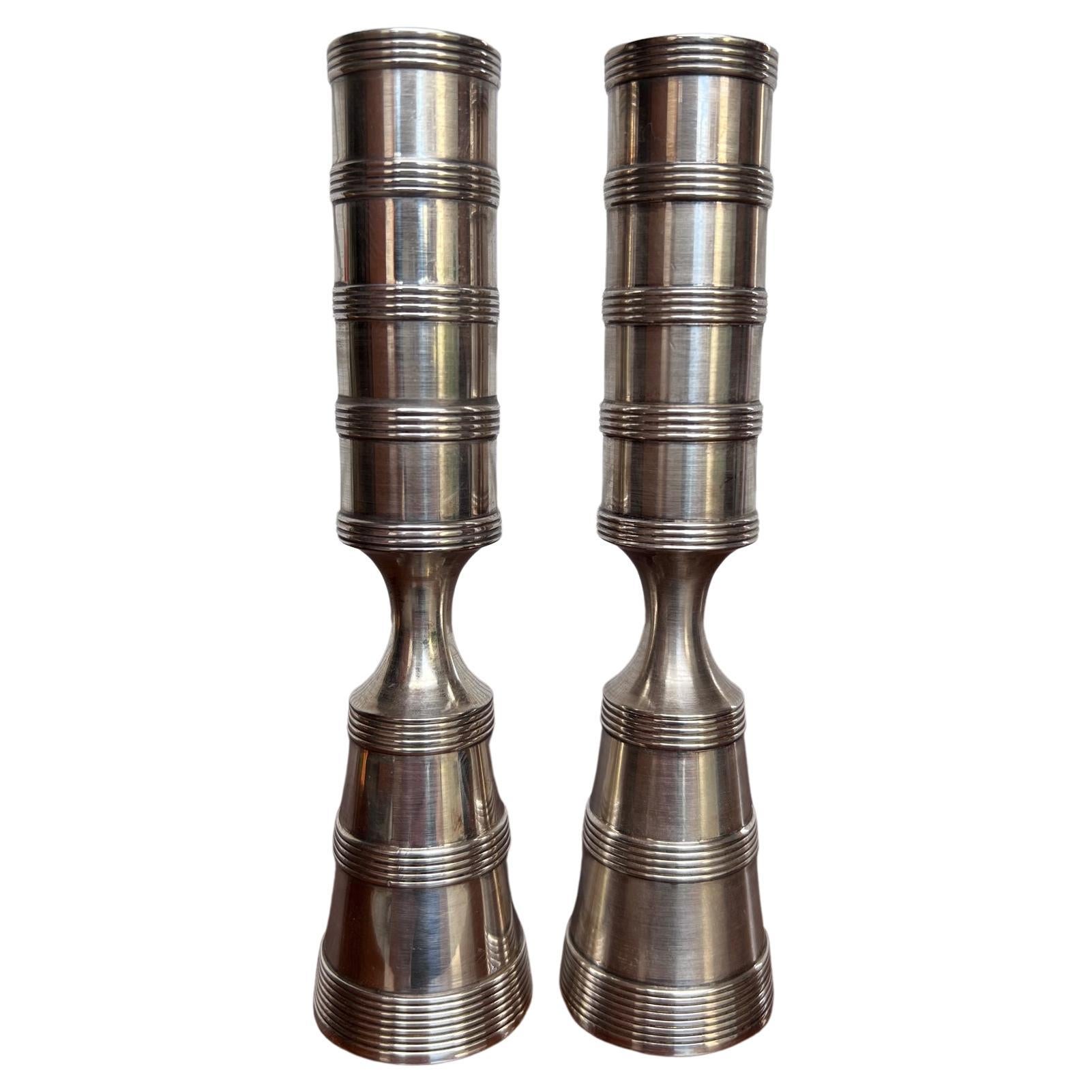 Pair of Danish Mid-Century Modern Candlesticks by Jens Quistgaard For Sale