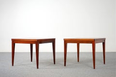 Pair of Danish Mid-Century Modern Rosewood Side Tables