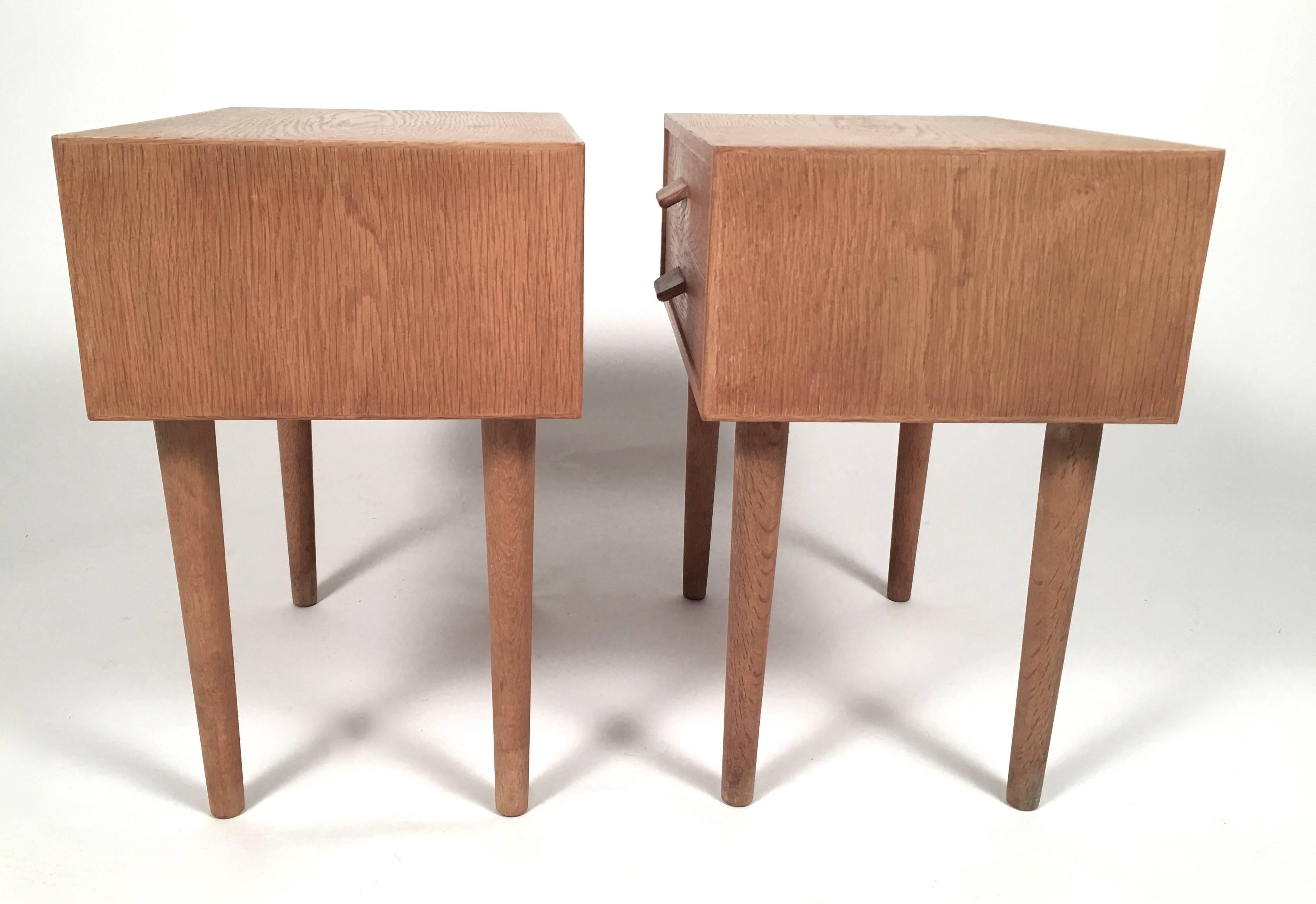 Pair of Danish Mid-Century Modern Side Tables by Poul M. Volter 2