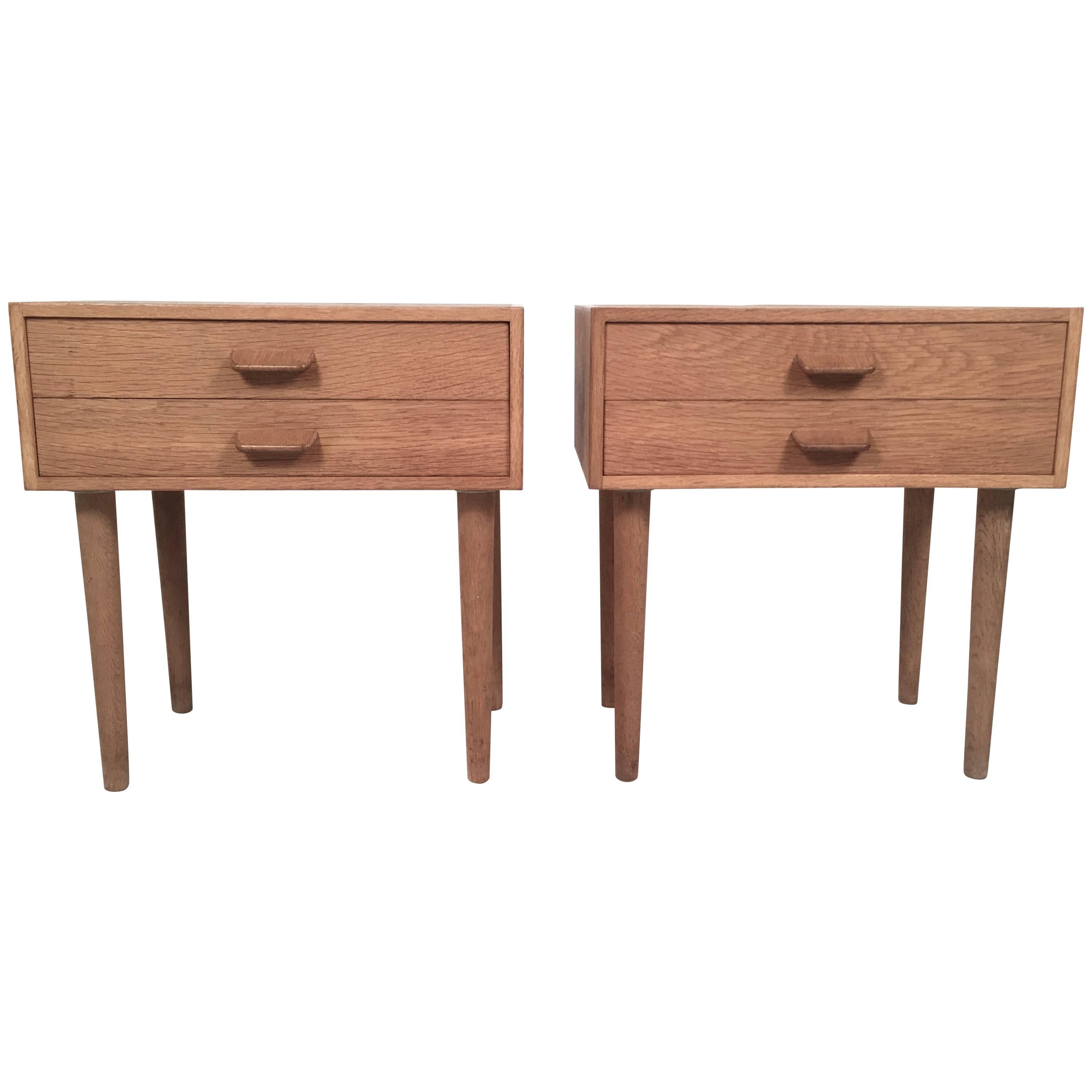 Pair of Danish Mid-Century Modern Side Tables by Poul M. Volter