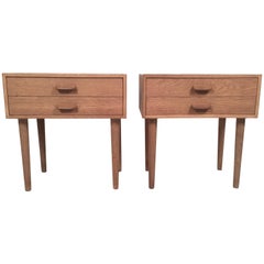 Pair of Danish Mid-Century Modern Side Tables by Poul M. Volter