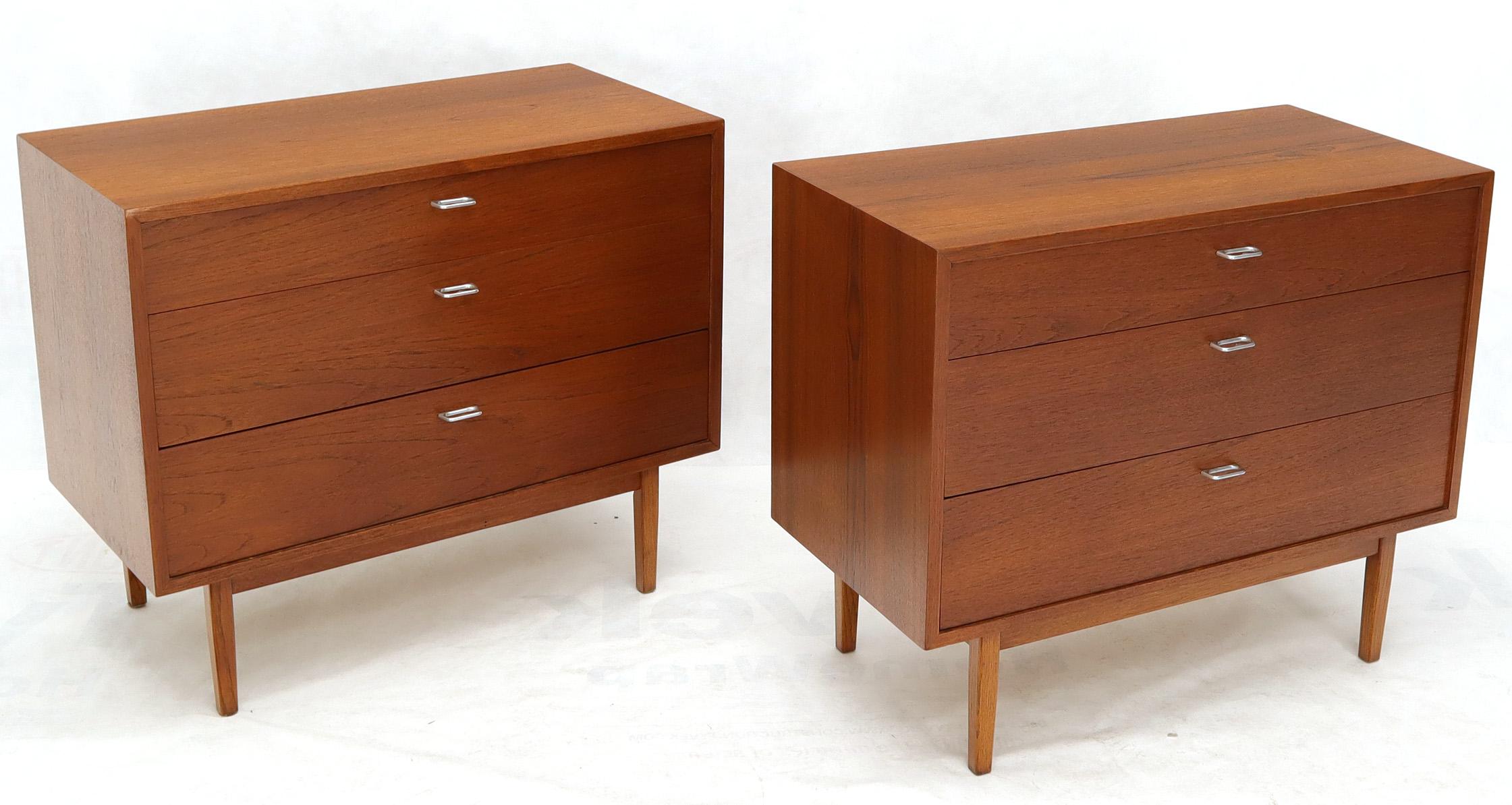 mid century modern 3 drawer dresser