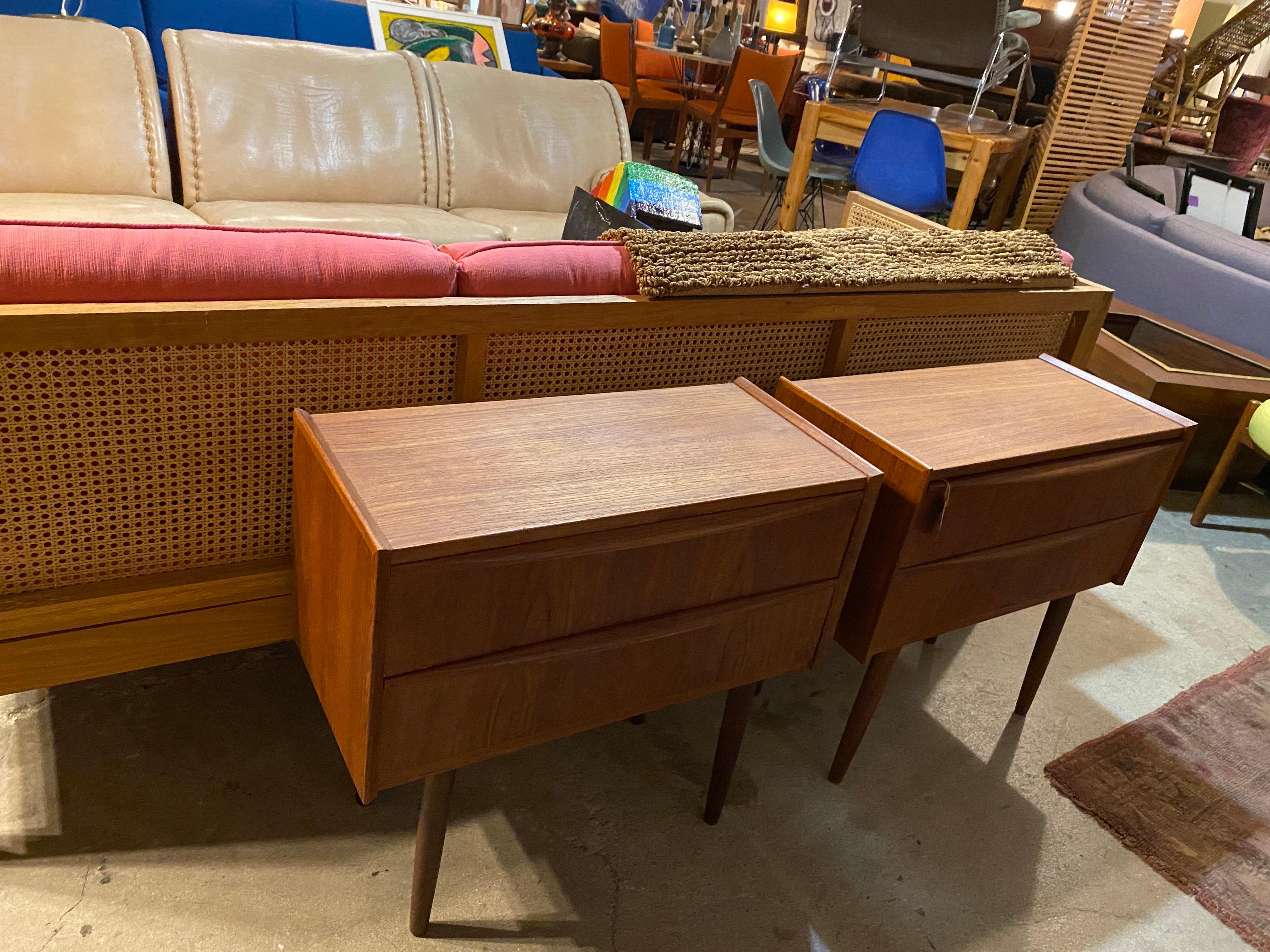 Pair of Danish Mid-Century Nightstands 5