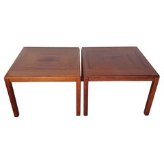 Pair of Danish Mid-Century Square Teak Side Tables by Vejle Stole og Mobelfabrik